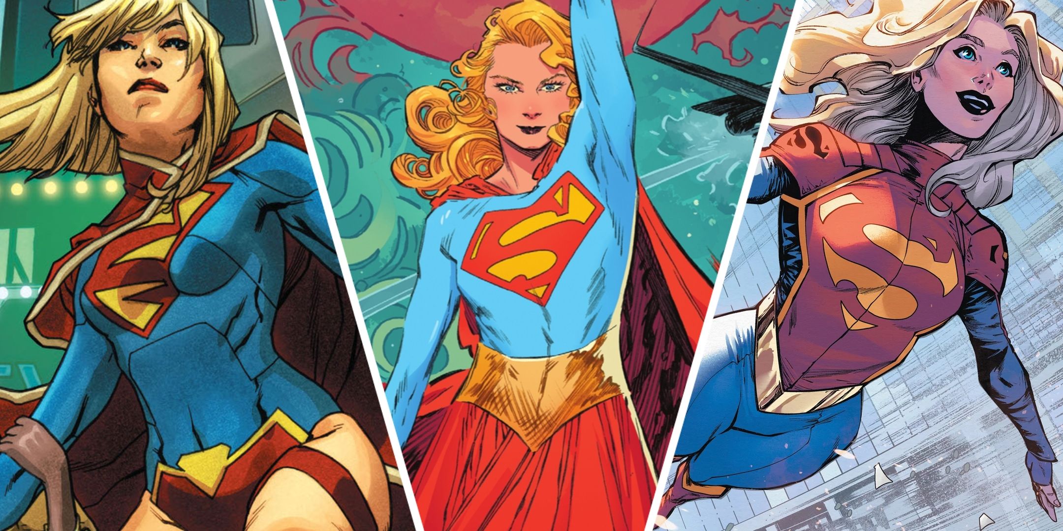 Supergirl and Different Costumes DC