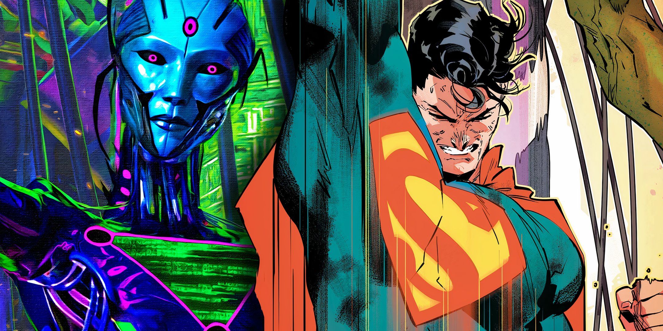 Superman and Brainiac Queen Featured DC