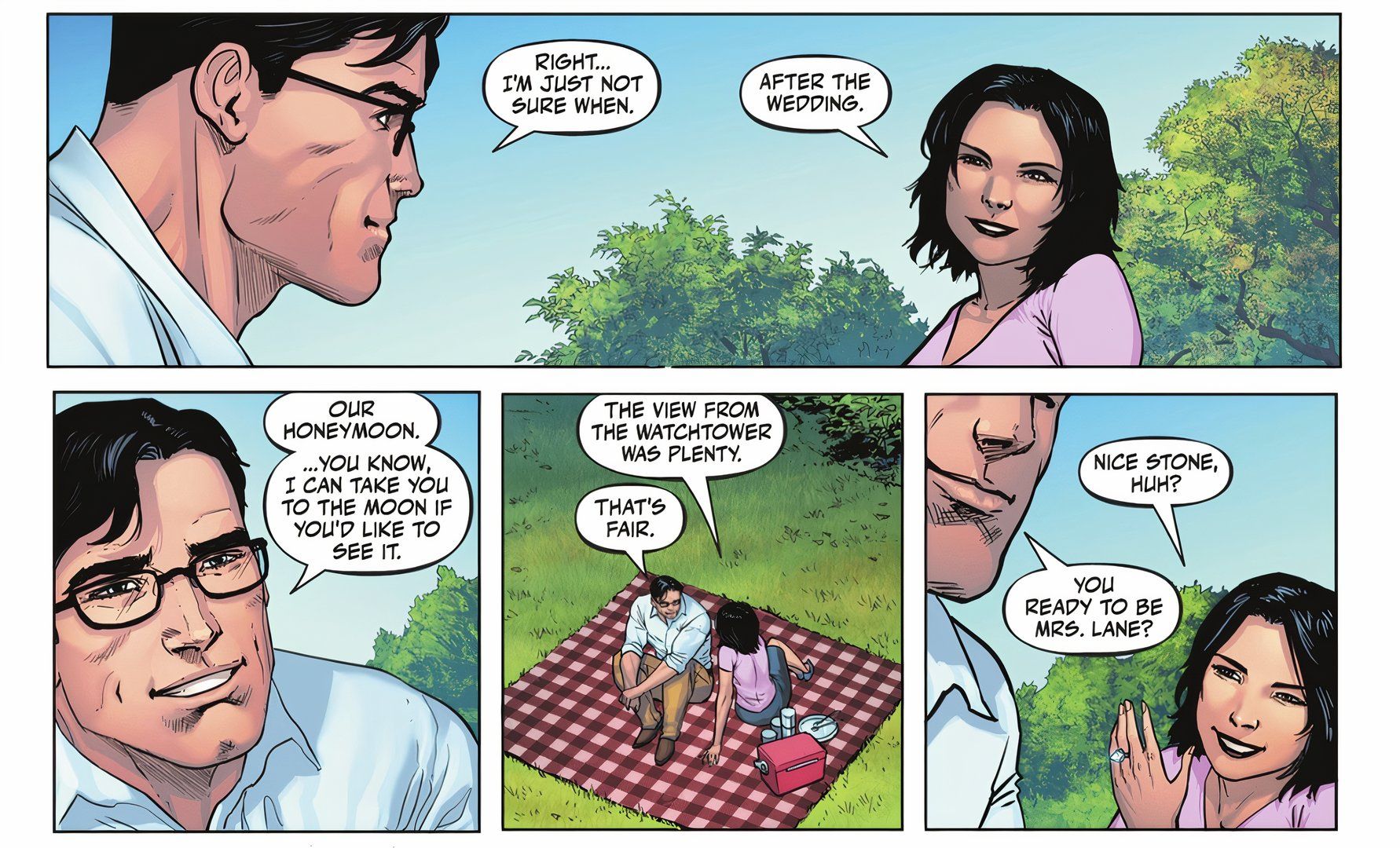 Superman and Lois Talk about the Future DC