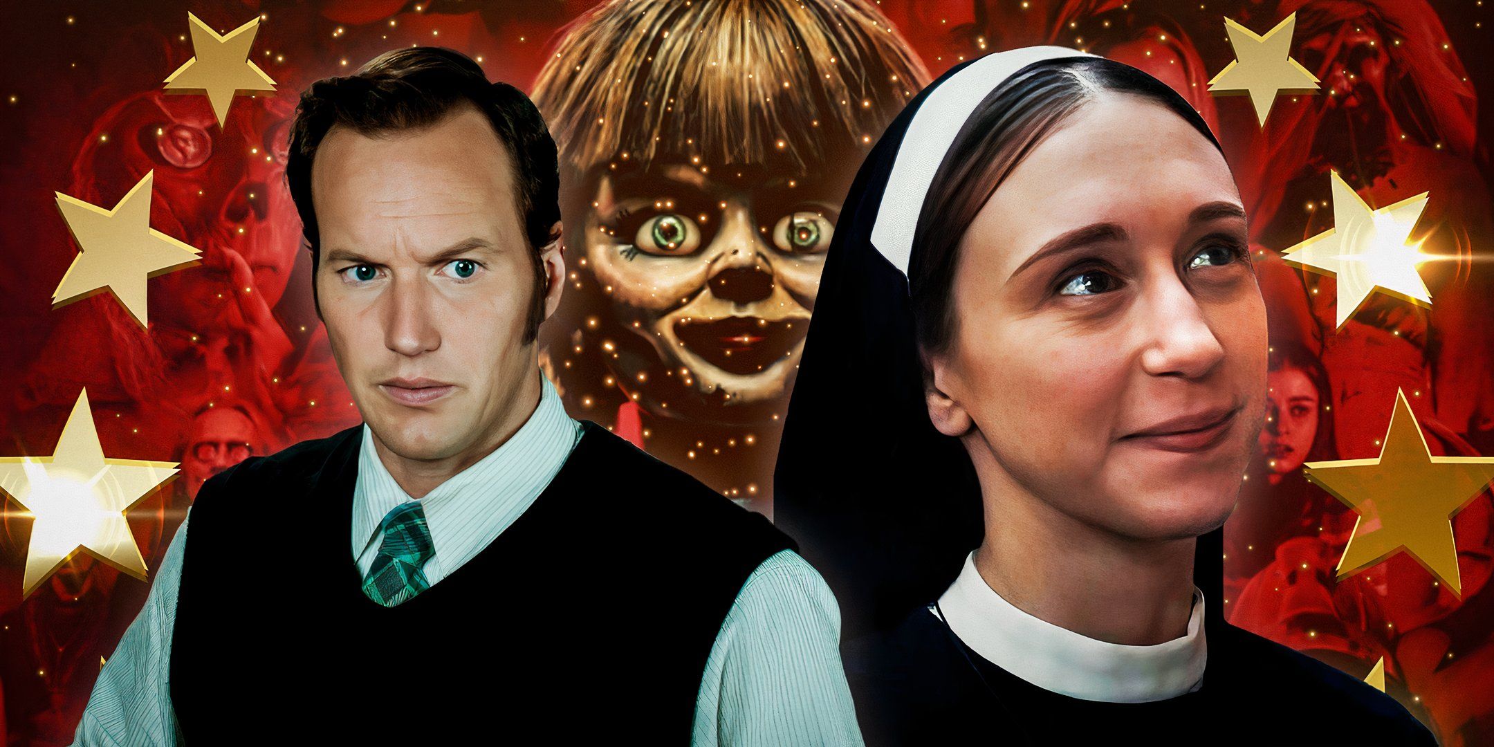 (Taissa-Farmiga-as-Irene)-from-The-Nun-II-and-(Patrick-Wilson-as-Ed-Warren)-from-The-Conjuring-2