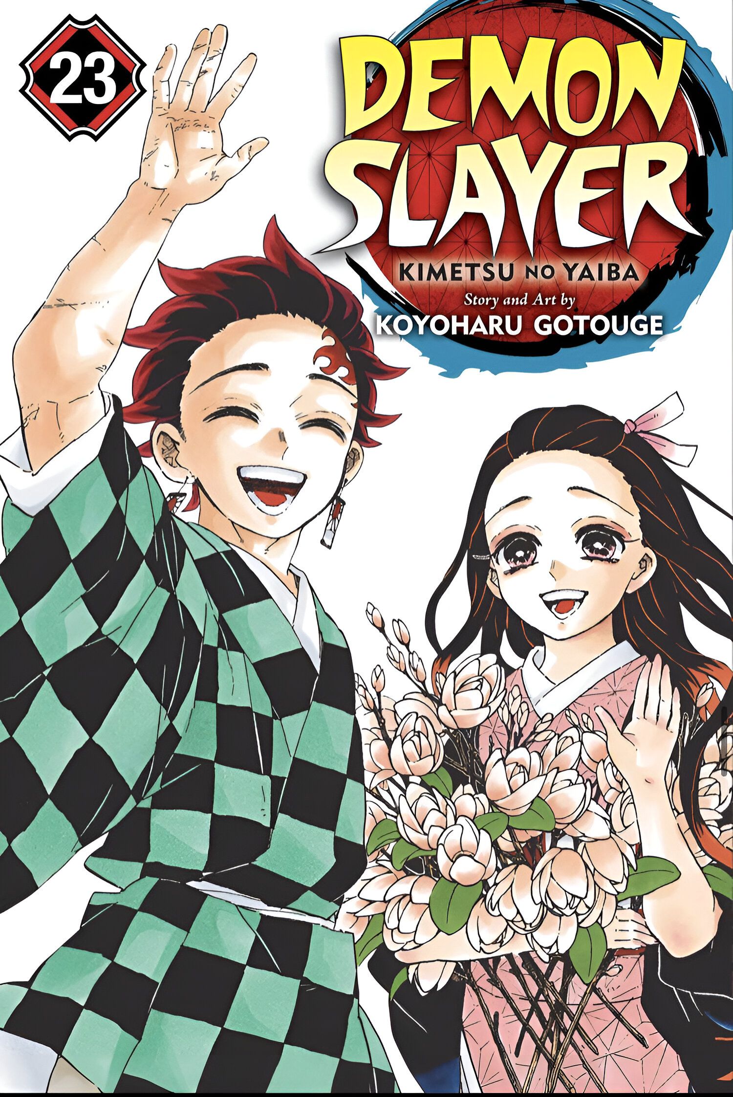 tanjiro nezuko capa do volume 23 demon slayer