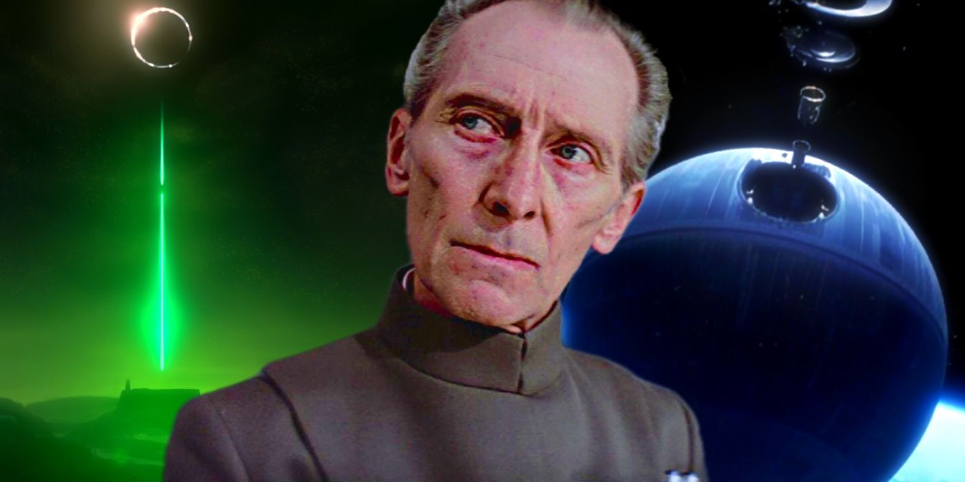 Tarkin and Death Star From Andor:Rogue One Star Wars Image