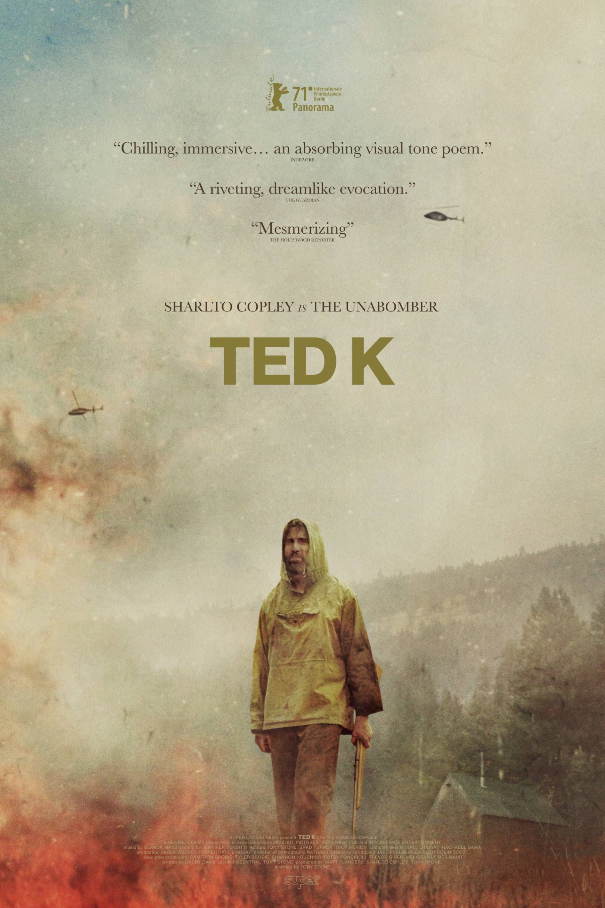 Ted K - Poster - Sharlto Copley