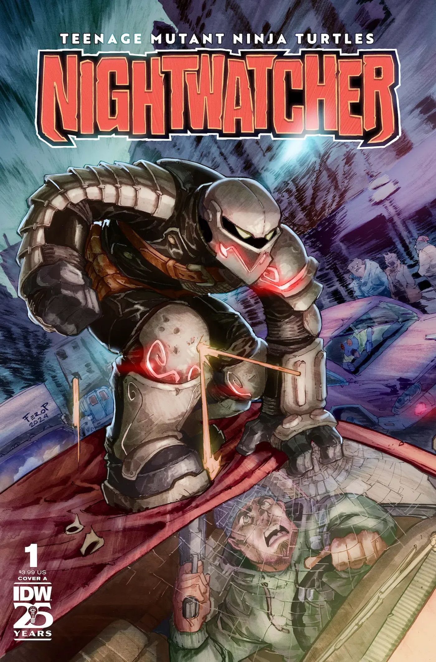 Teenage Mutant Ninja Turtles Nightwatcher 1 cover