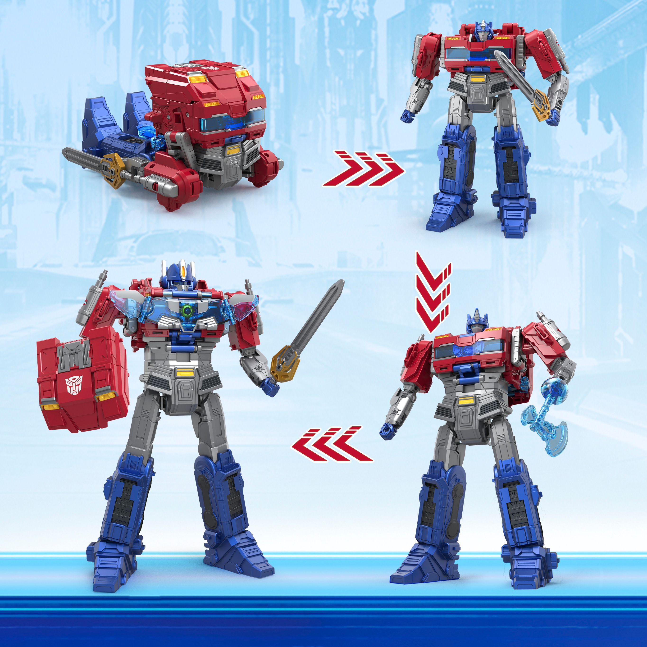 Transformers One: Power Flip Optimus Prime (Orion Pax) Action Figure Revealed