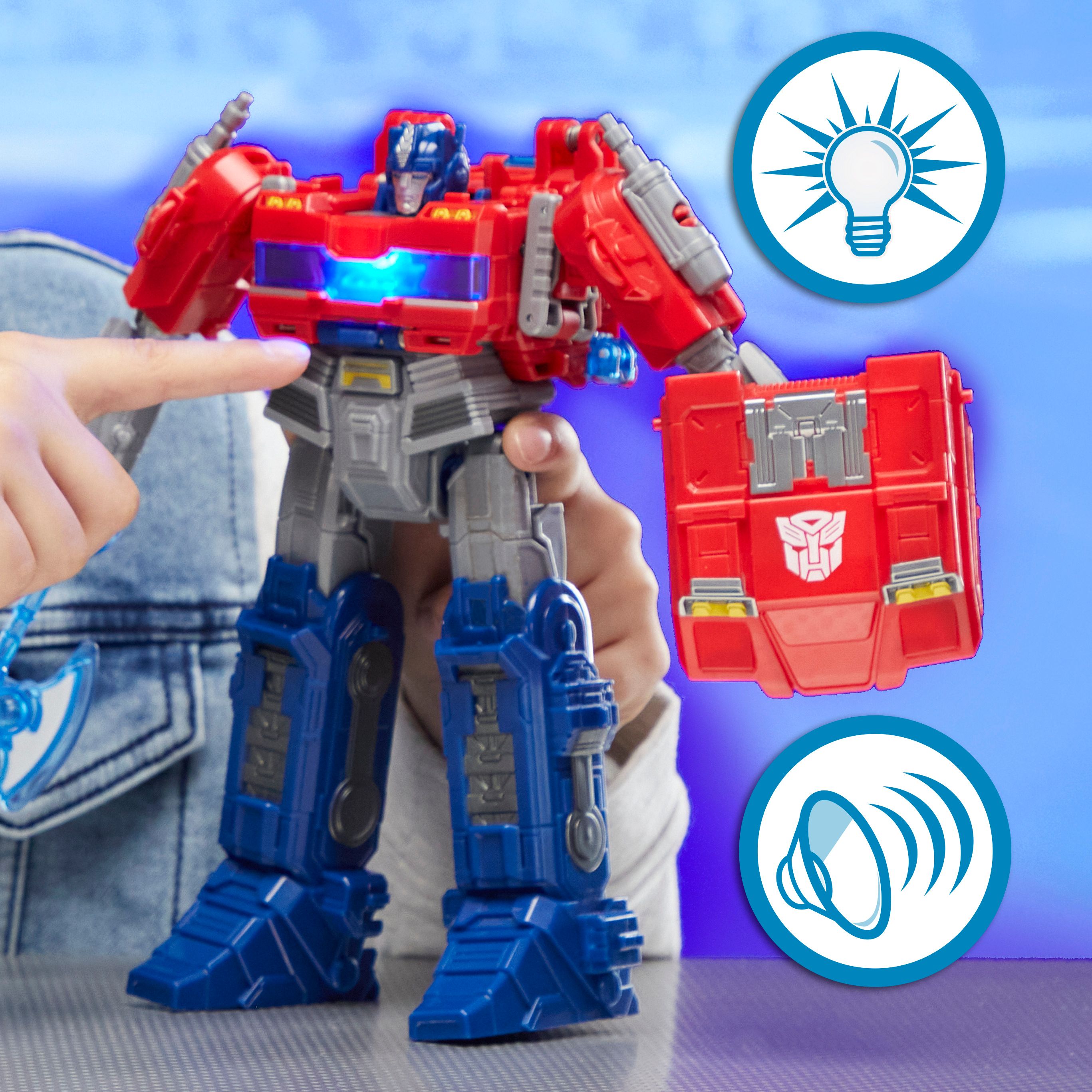 Transformers One: Power Flip Optimus Prime (Orion Pax) Action Figure Revealed