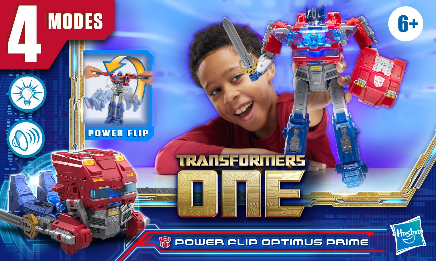 Transformers One: Power Flip Optimus Prime (Orion Pax) Action Figure Revealed