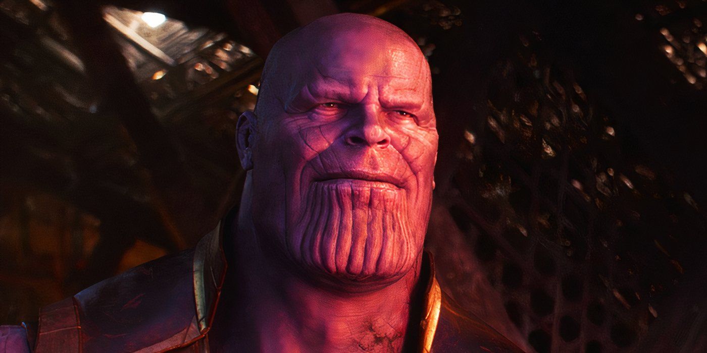 Thanos relieved at the end of Avengers Infinity War