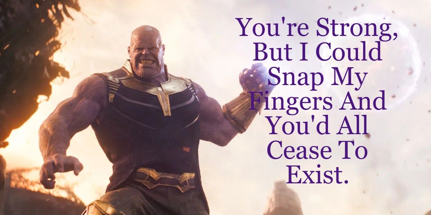 22 Best Thanos Quotes From The MCU