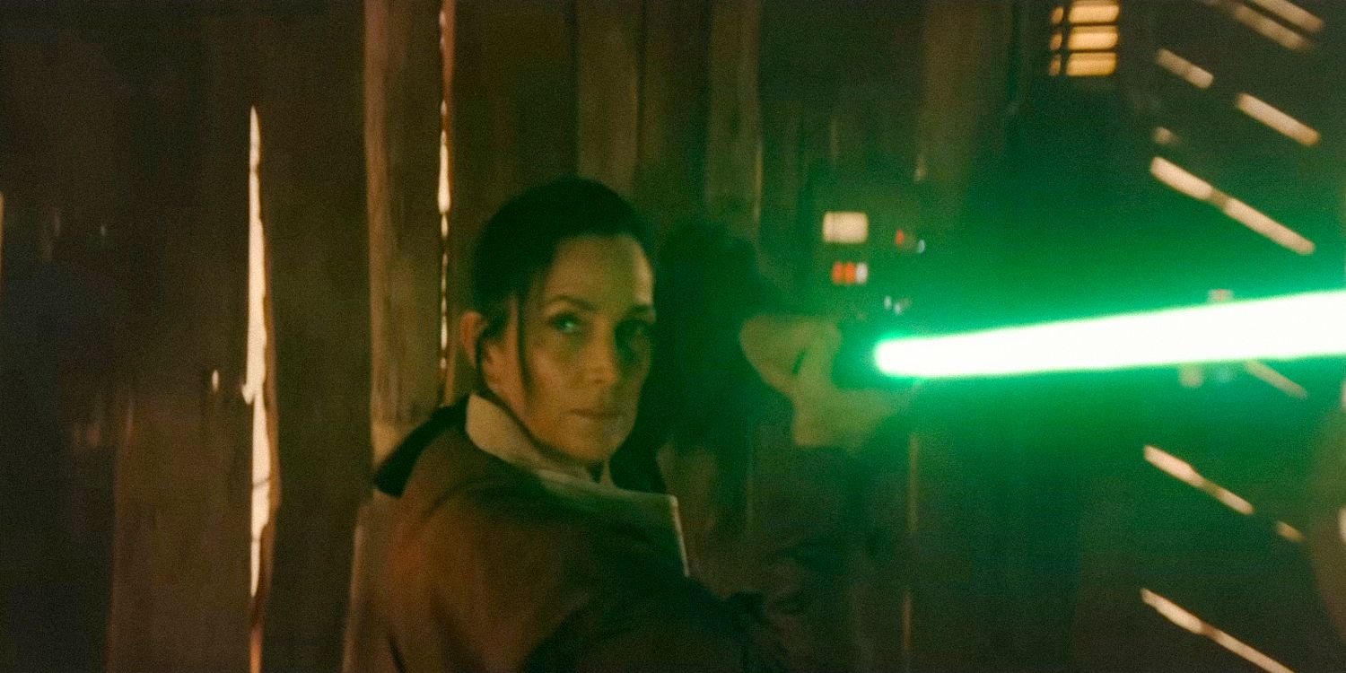 Indara (Carrie-Anne Moss) a Jedi Master in The Acolyte season 1 (STAR WARS)