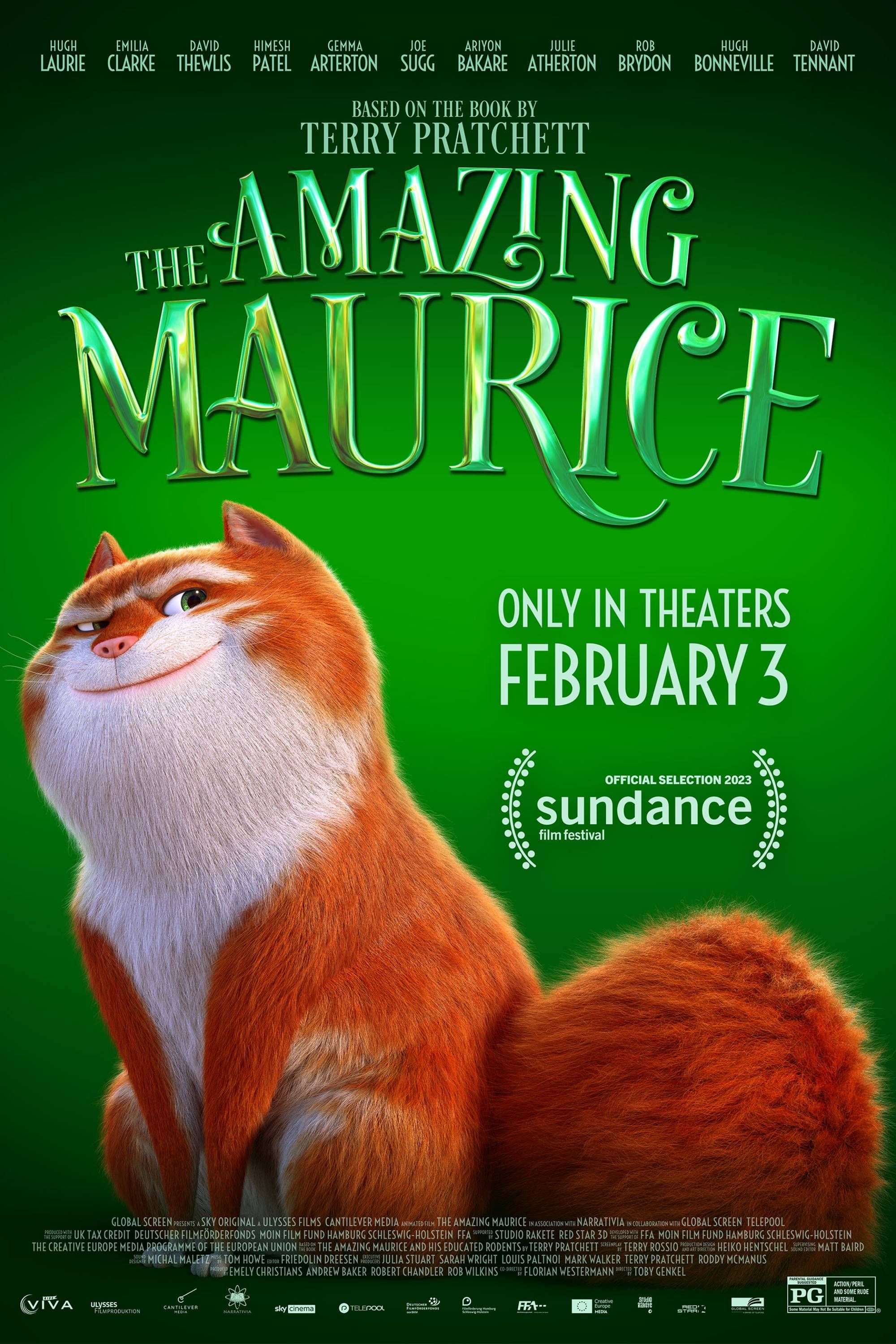 The Amazing Maurice - Poster - Orange Cat Animated