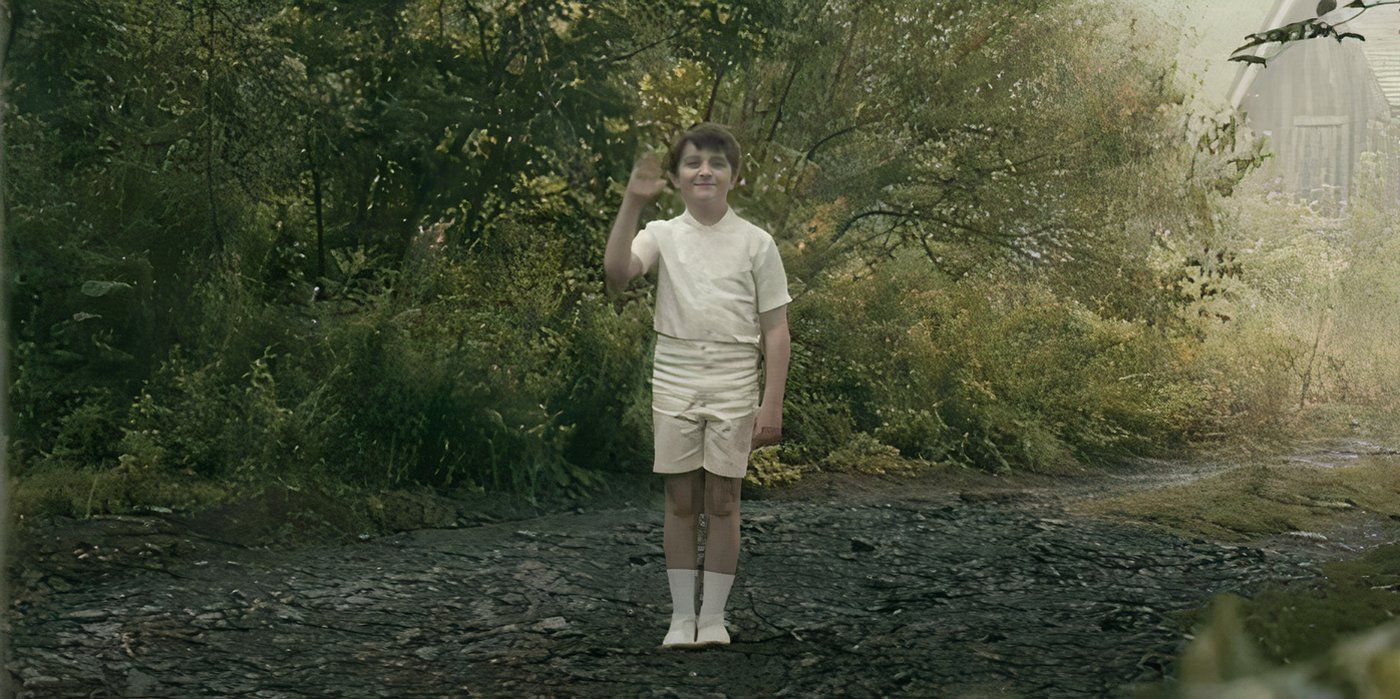 The Boy In White waves in the forest in From season 2
