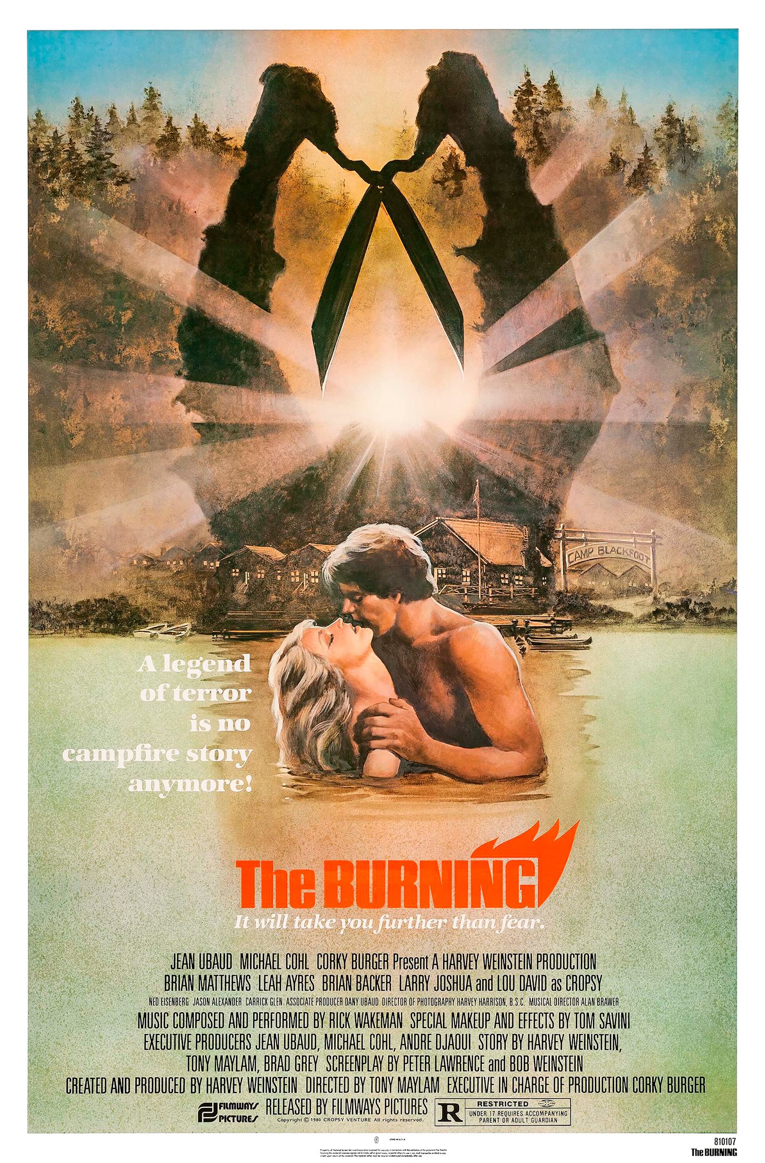 The Burning 1981 Film Poster