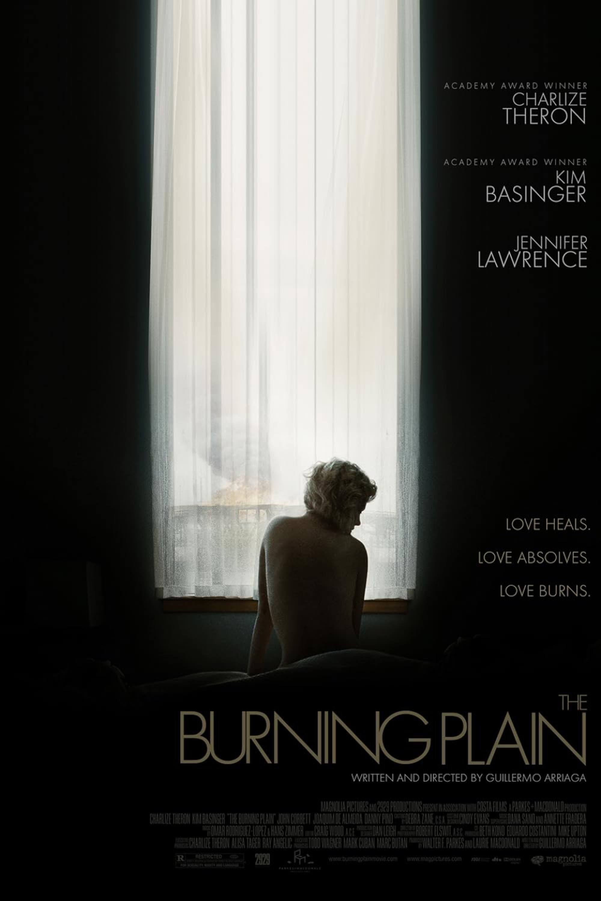The Burning Plain (2008) - Poster - Charlize Theron Infront Of Window