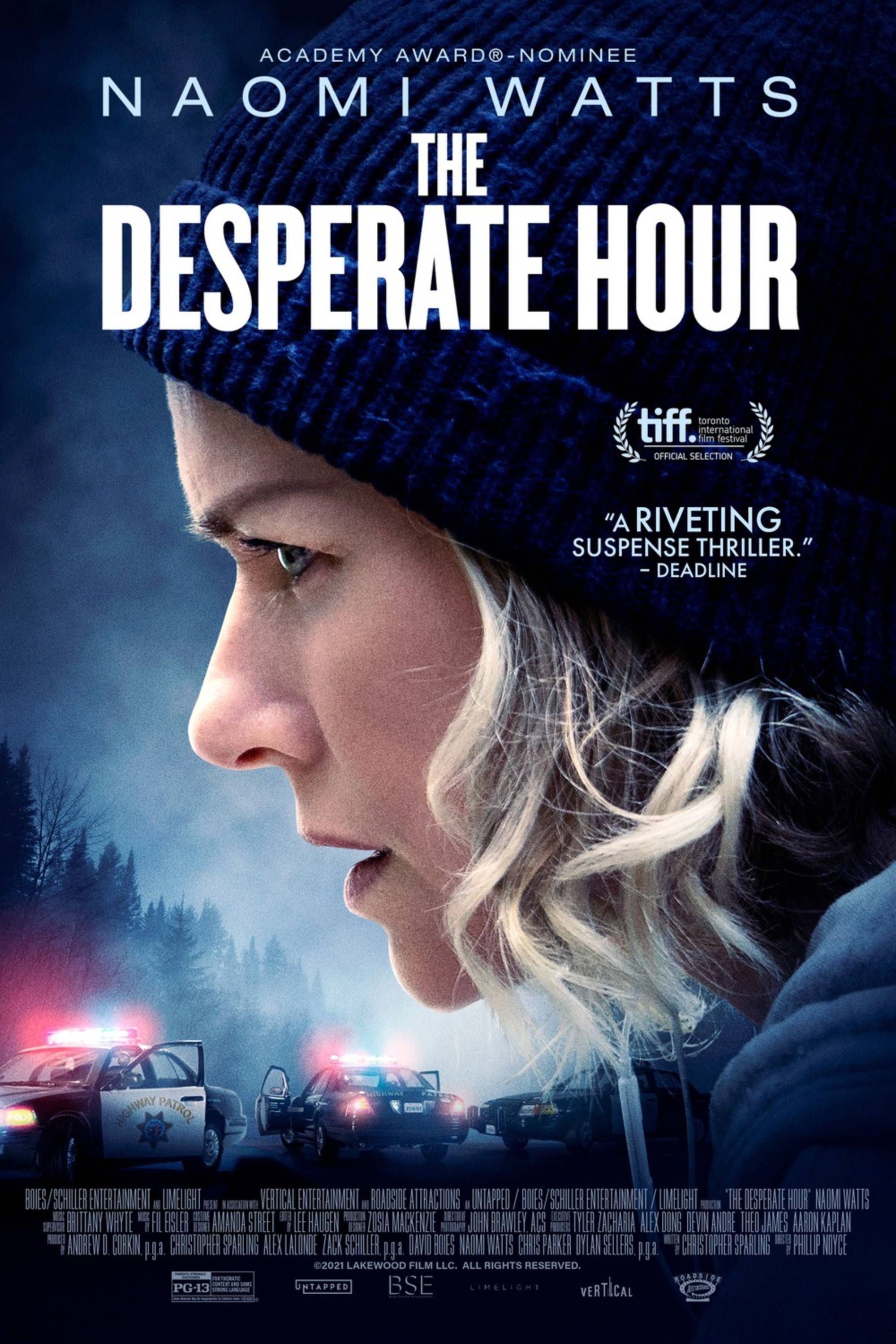 The Desperate Hour - Poster - Naomi Watts Wearing Cap