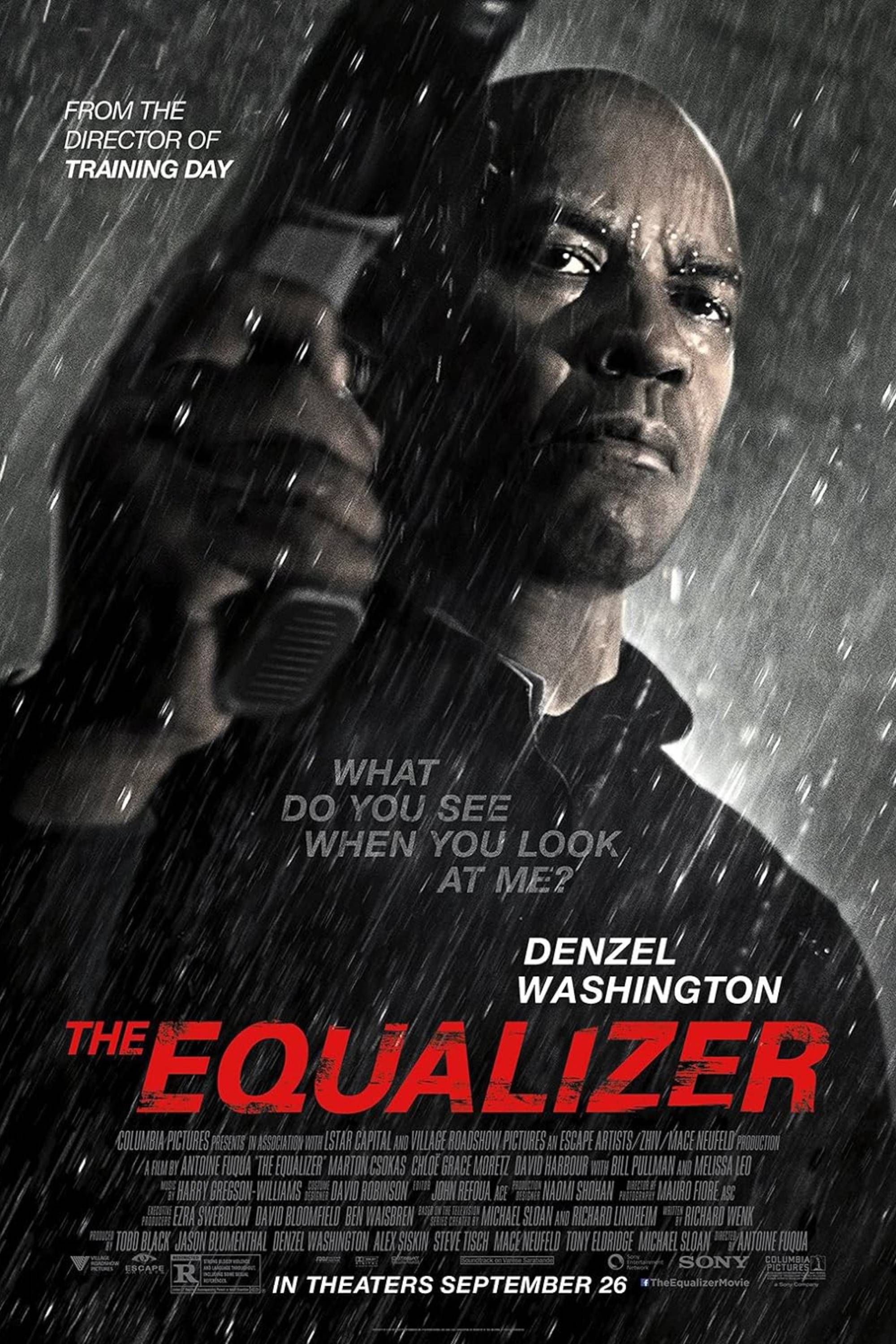 The Equalizer (2014) – Poster – Denzel Washington with a gun