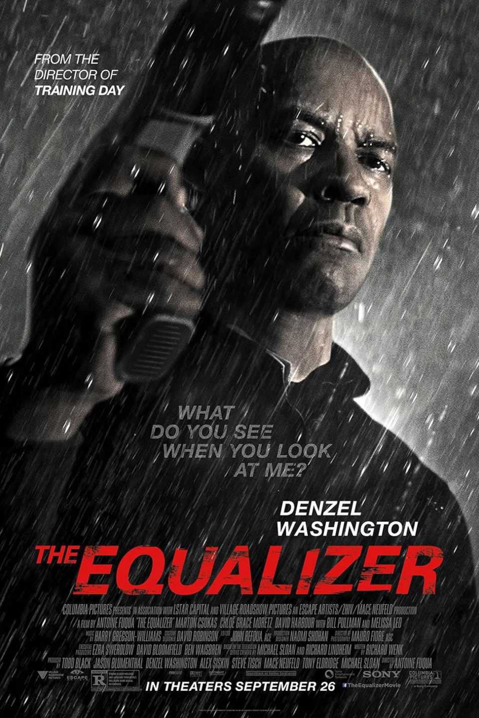 The Equalizer (2014) - Poster - Denzel Washington With A Rifle