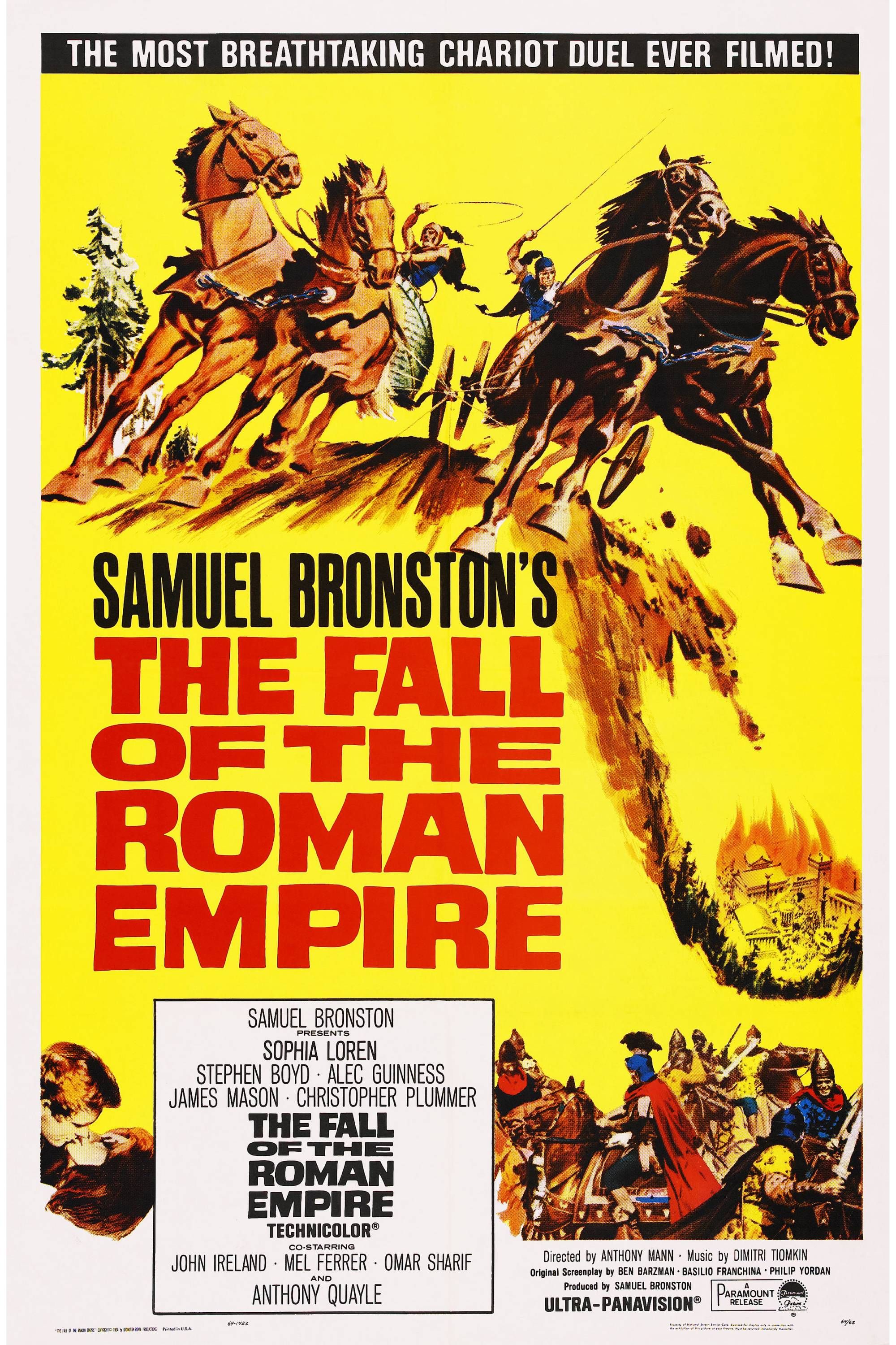 The Fall Of The Roman Empire (1964) - Poster