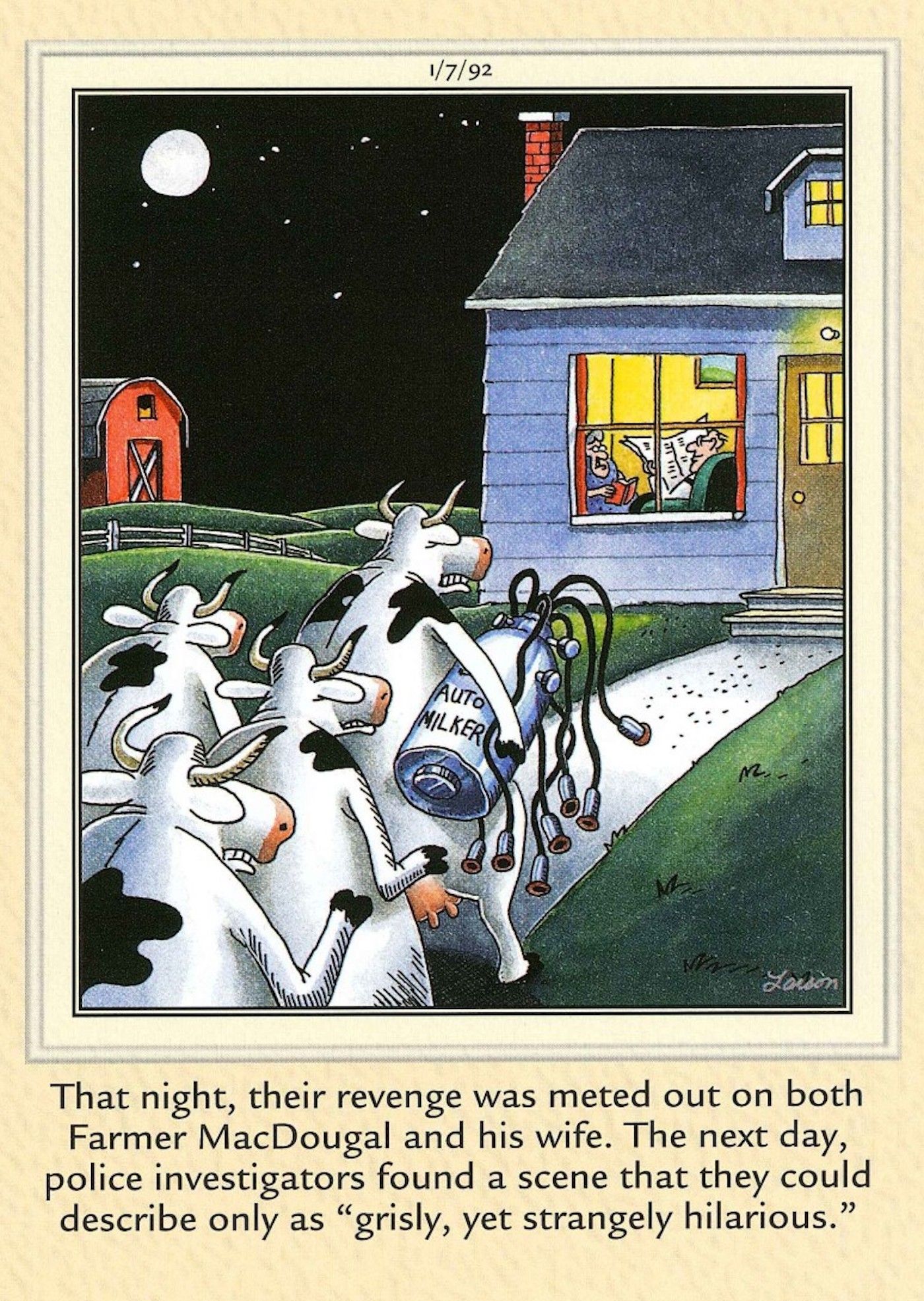 The Far Side the cows come home
