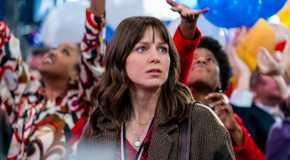 Melissa Benoist as Sadie McCarthy in The Girls on the Bus season 1 Episode 10