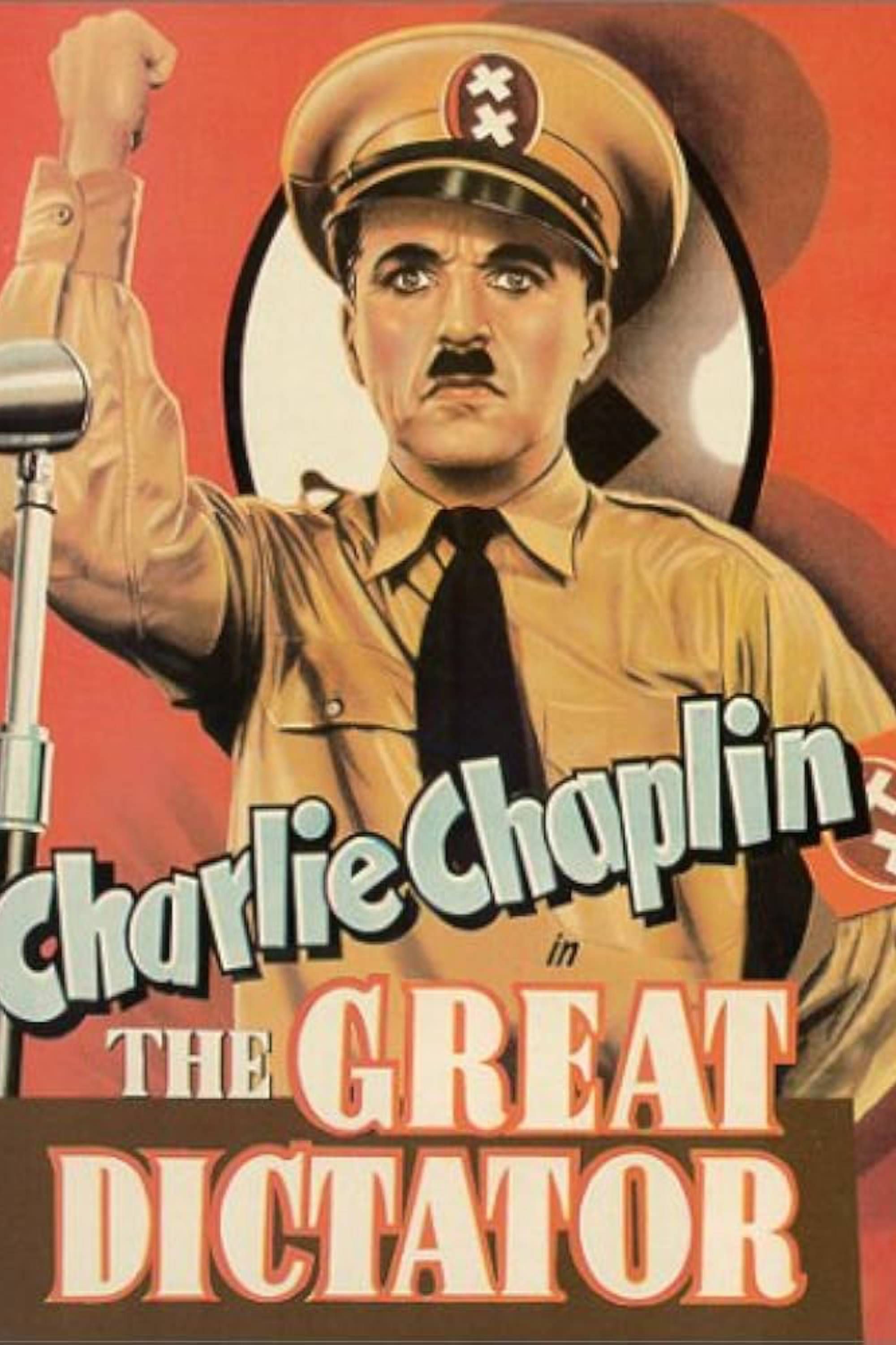 The Great Dictator (1940) - Poster - Charlie Chaplin As Hitler