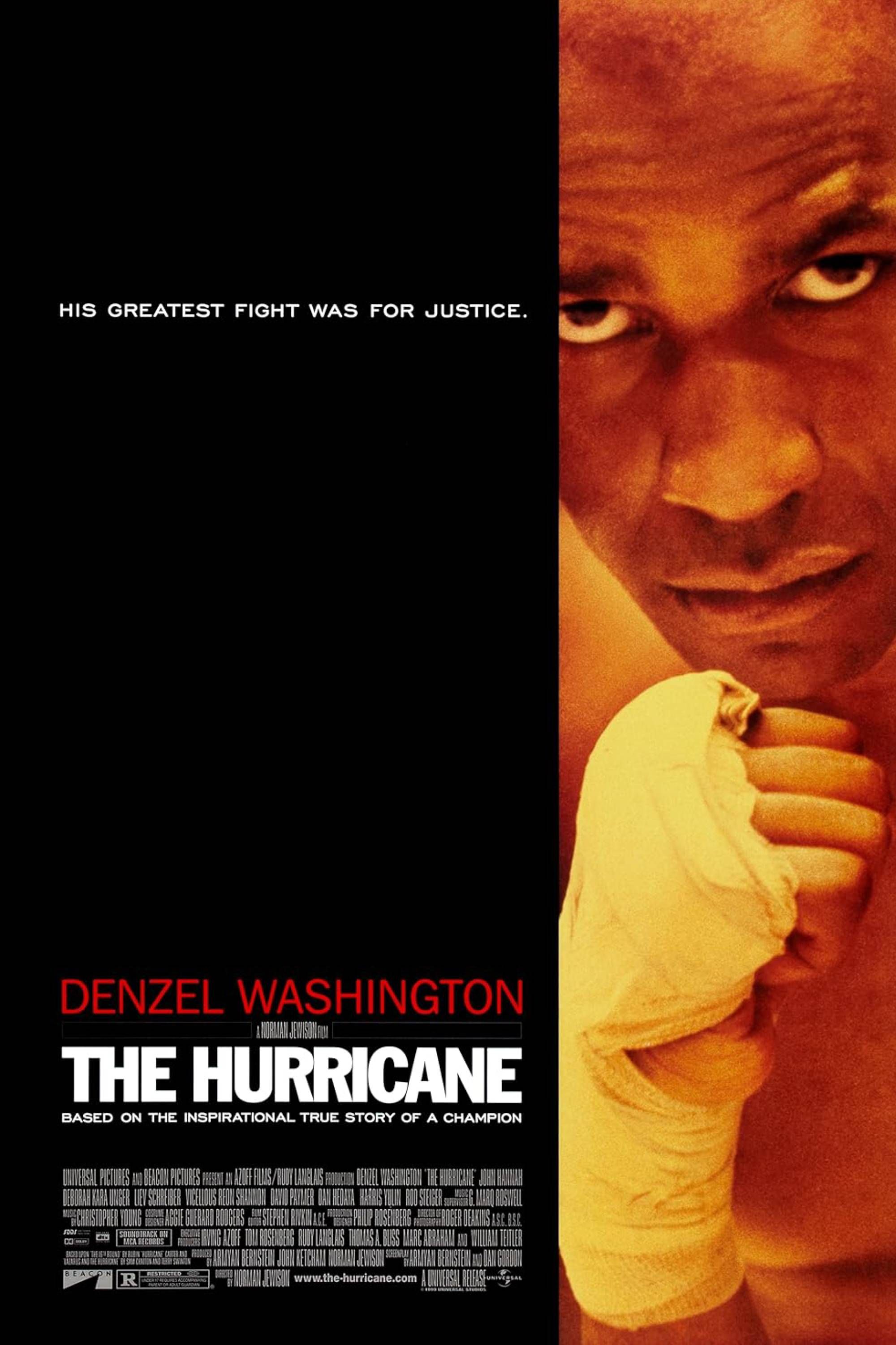 The Hurricane (1999) - Poster - Denzel Washington