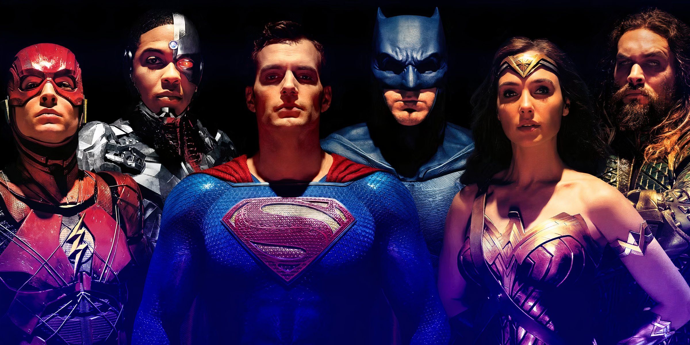 The Justice League cast from Warner Bros' DCEU