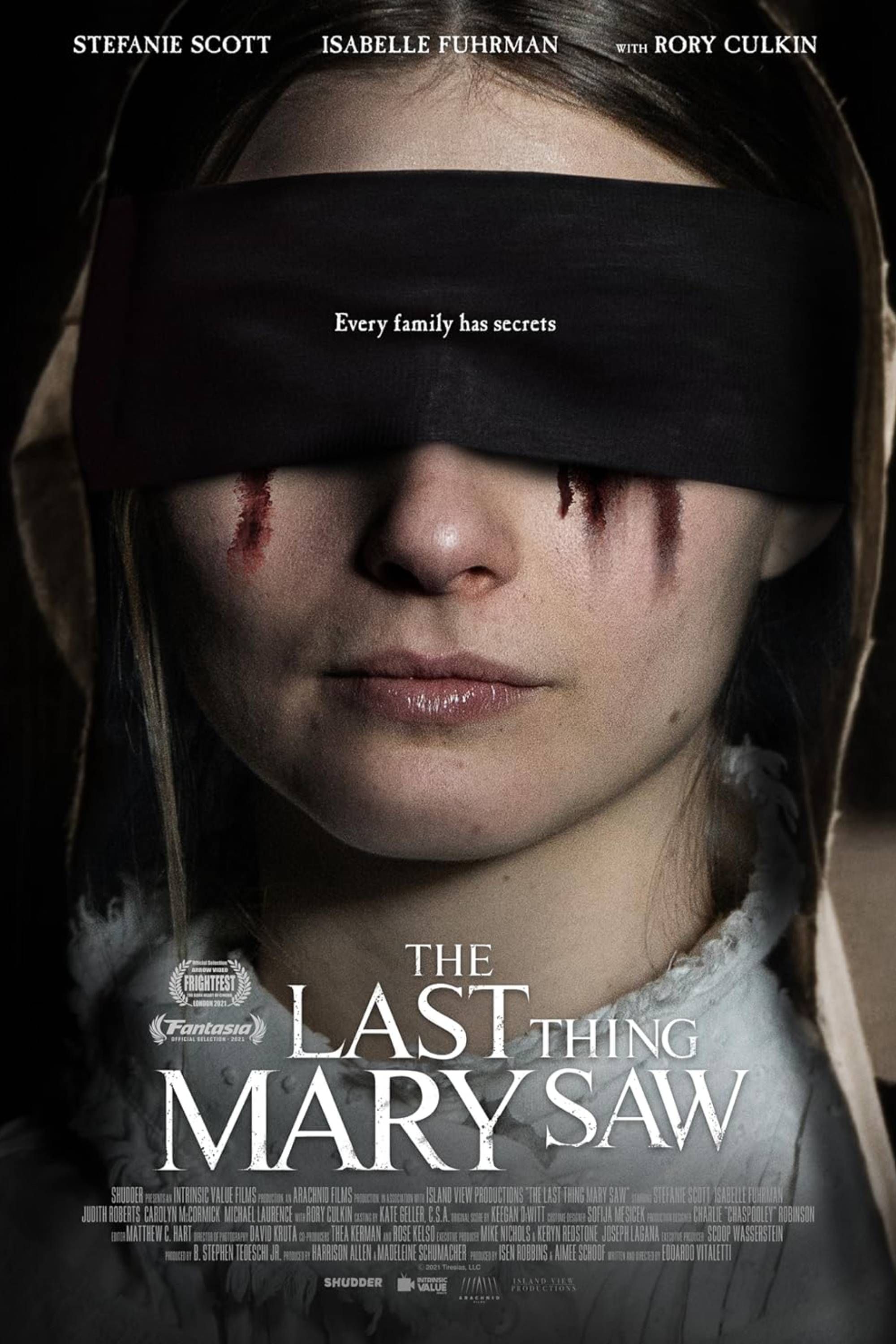 The Last Thing Mary Saw  - Poster - Stefanie Scott Wearing A Blindfold