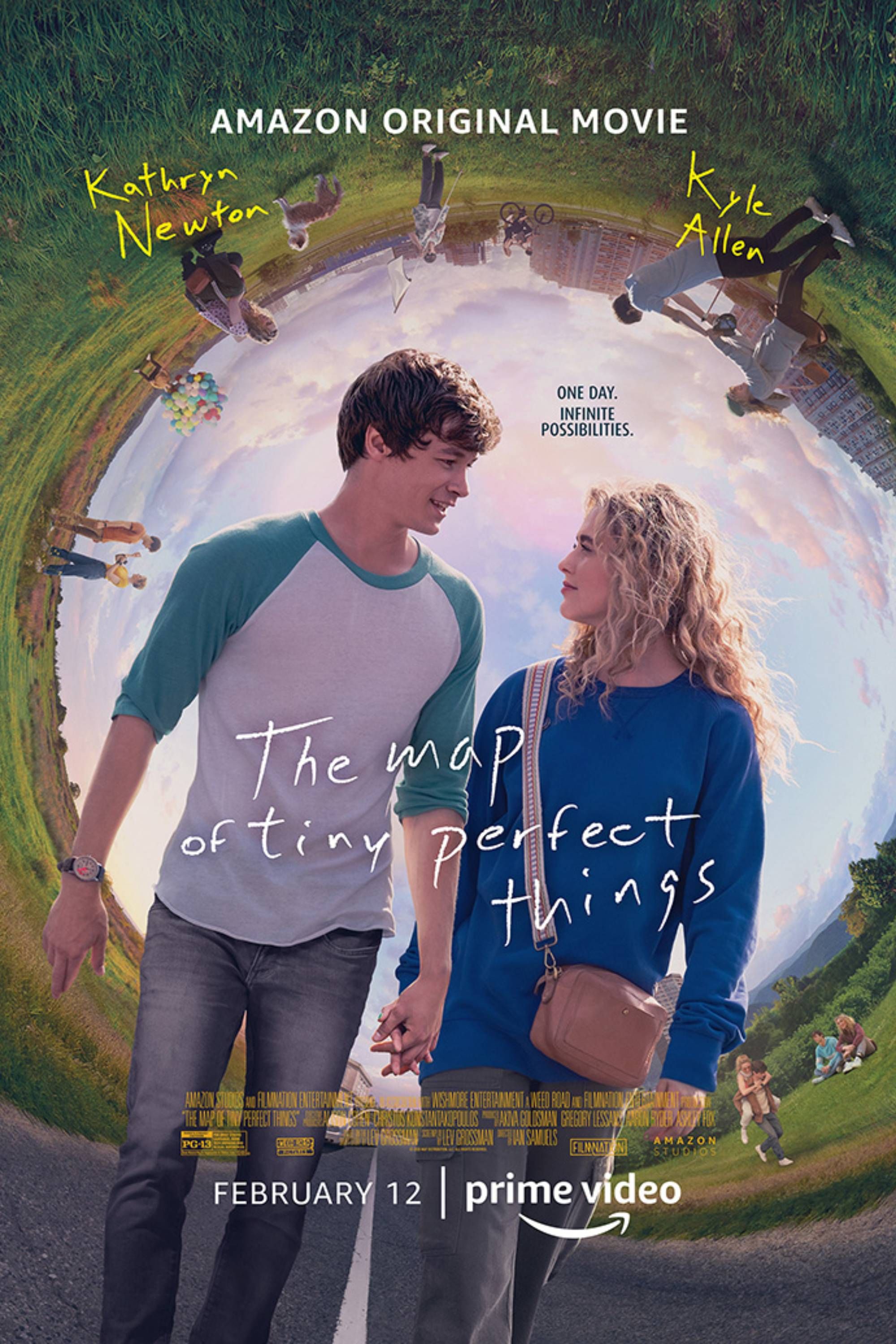 The Map of Tiny Perfect Things - Poster - Kathryn Newton &amp; Kyle Allen Holding Hands-1