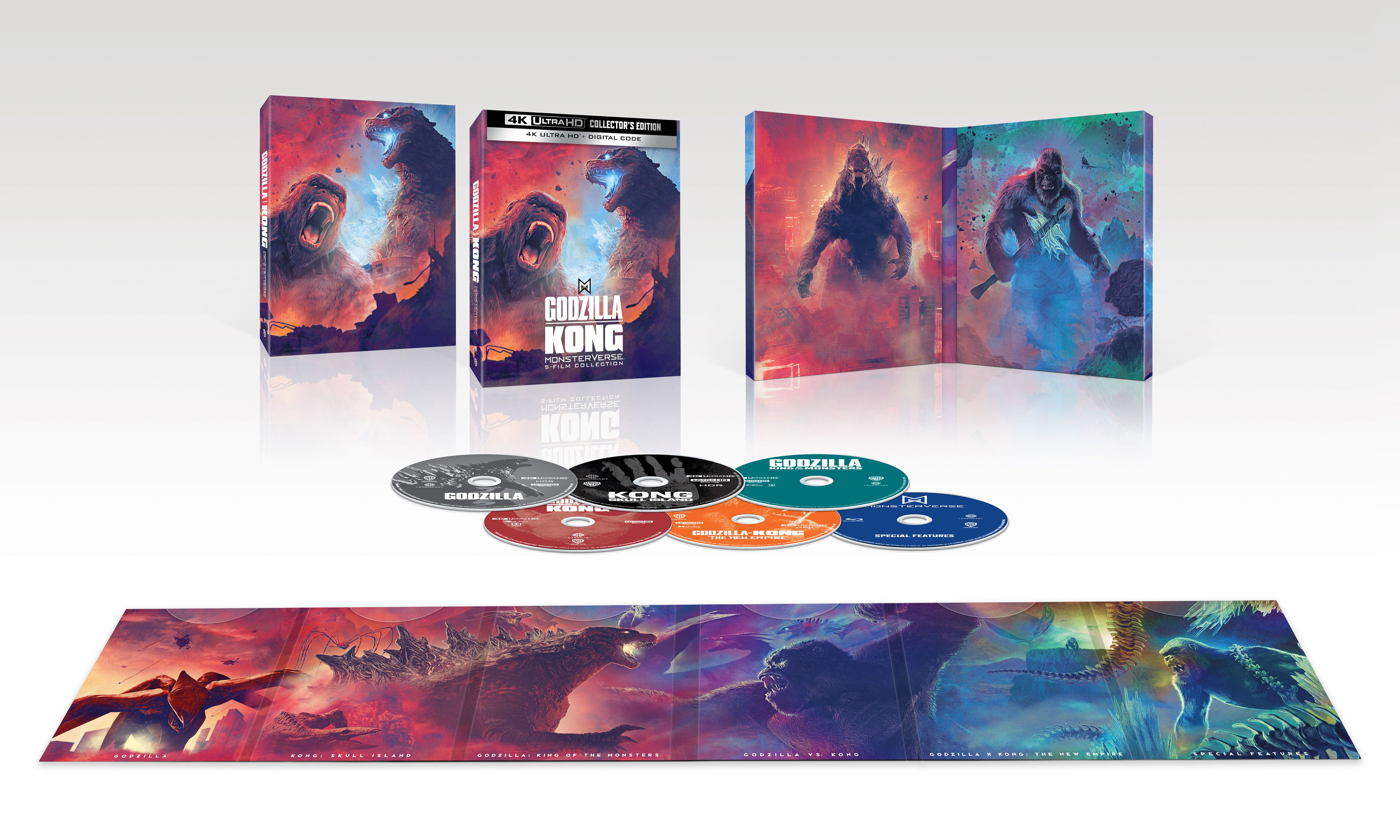 Massive Monsterverse Collector's Edition & Godzilla X Kong Blu-Ray Release Date Revealed