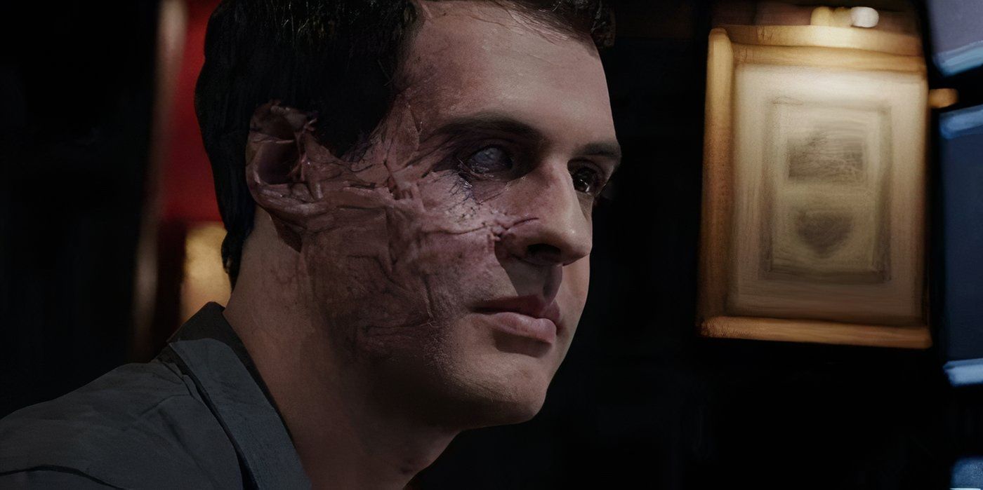 The scarred side of Christopher Pelant's profile in Bones