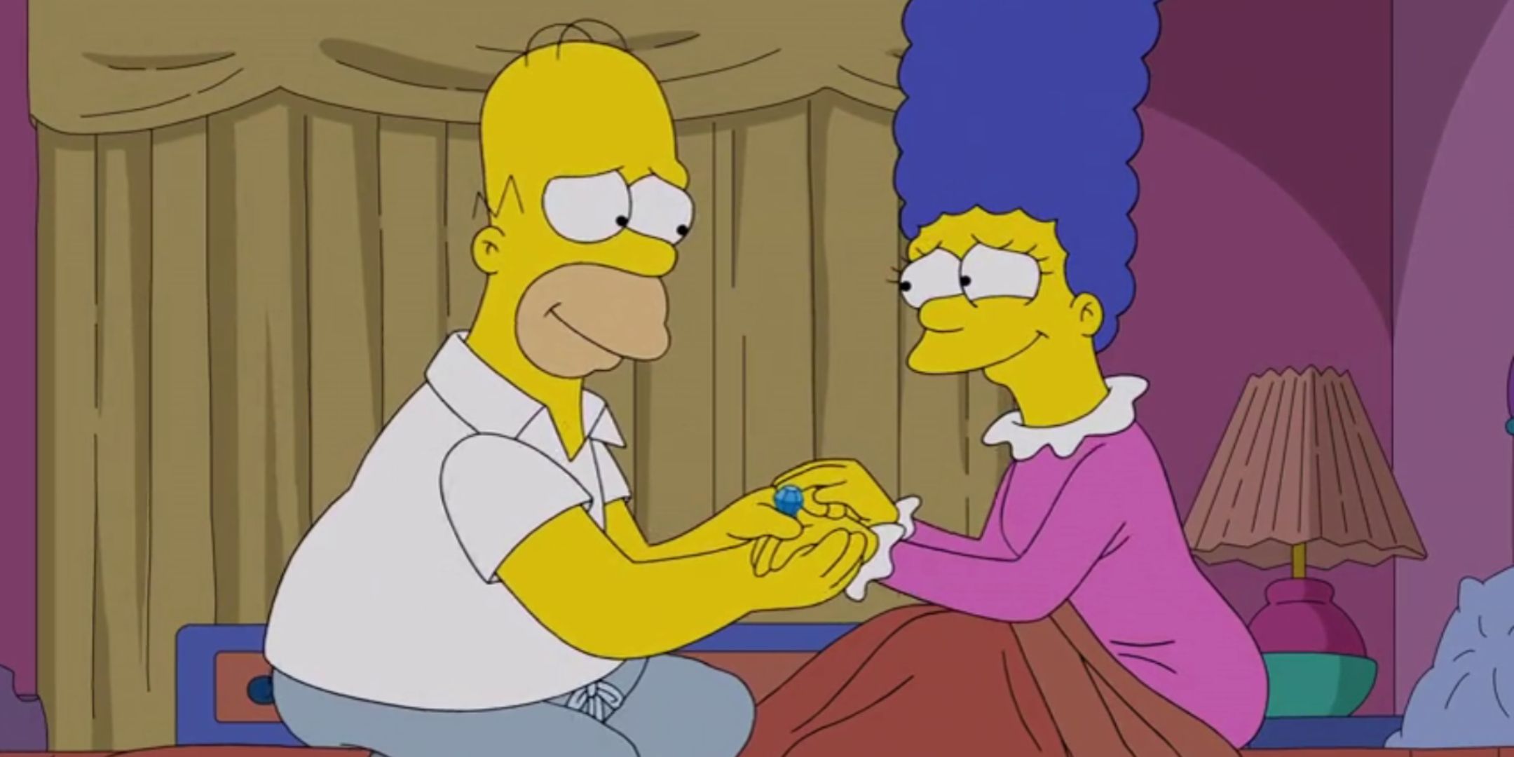 Calças Tell-Tale da 35ª temporada dos Simpsons Homer Marge 2