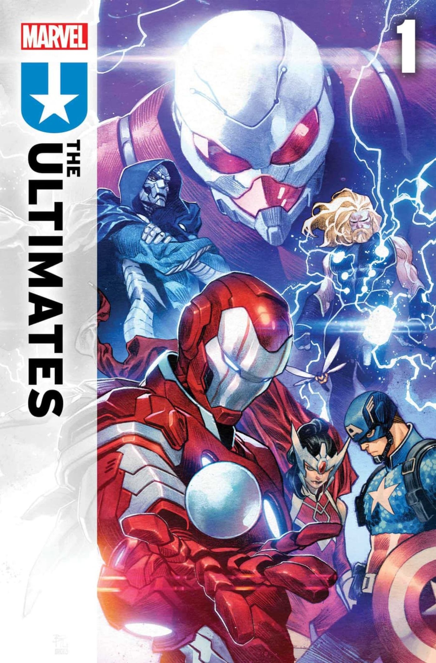 The Ultimates #1 comic cover featuring the Ultimates.