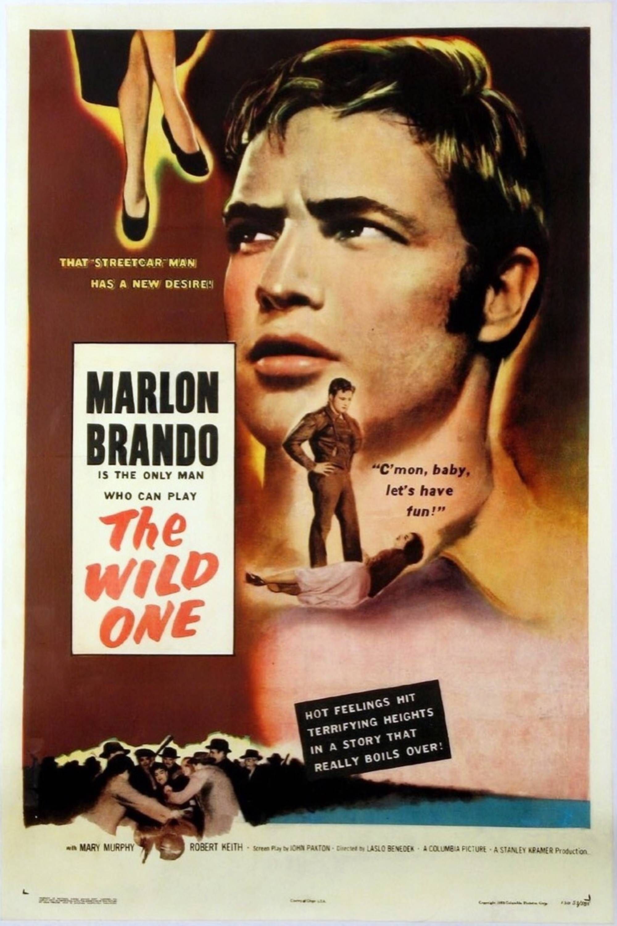 The Wild One (1953) - Poster - Marlon Brando