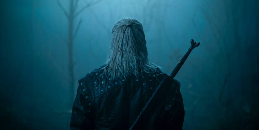 Geralt of Rivia (Henry Cavill) seen from behind in The Witcher season 4 First Look