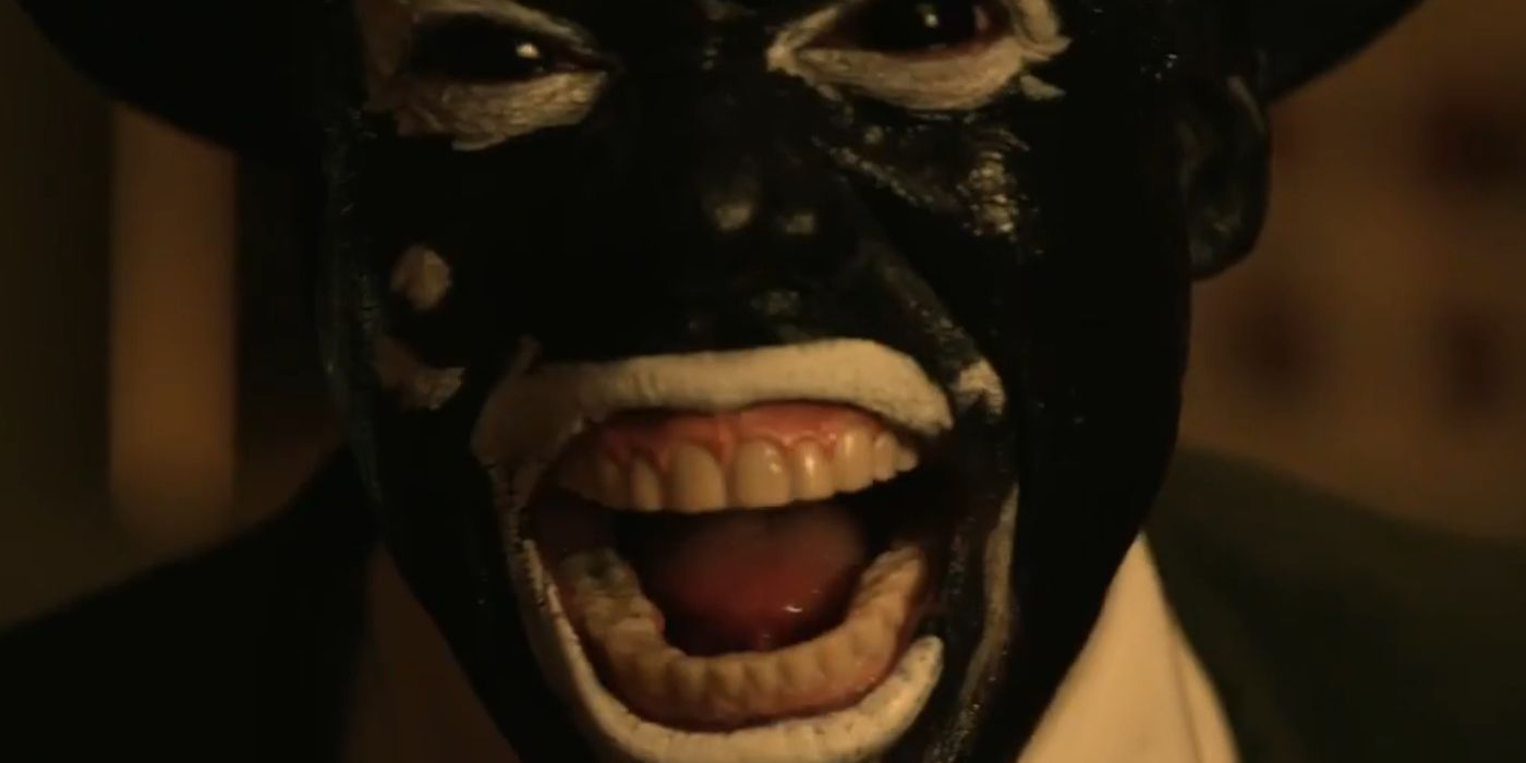 Jeremiah Birkett as Da Tap Dance Man laughing in Them The Scare finale