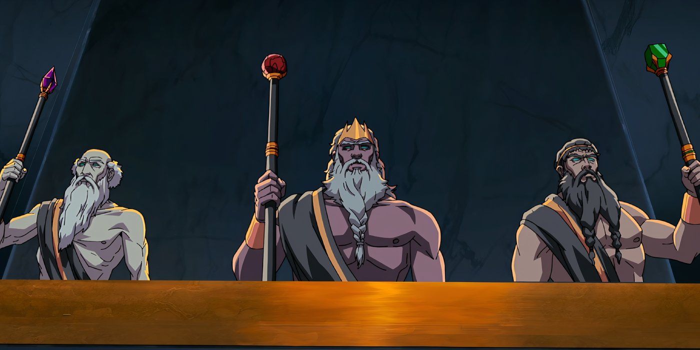 The Three Judges of the Underworld in Blood of Zeus