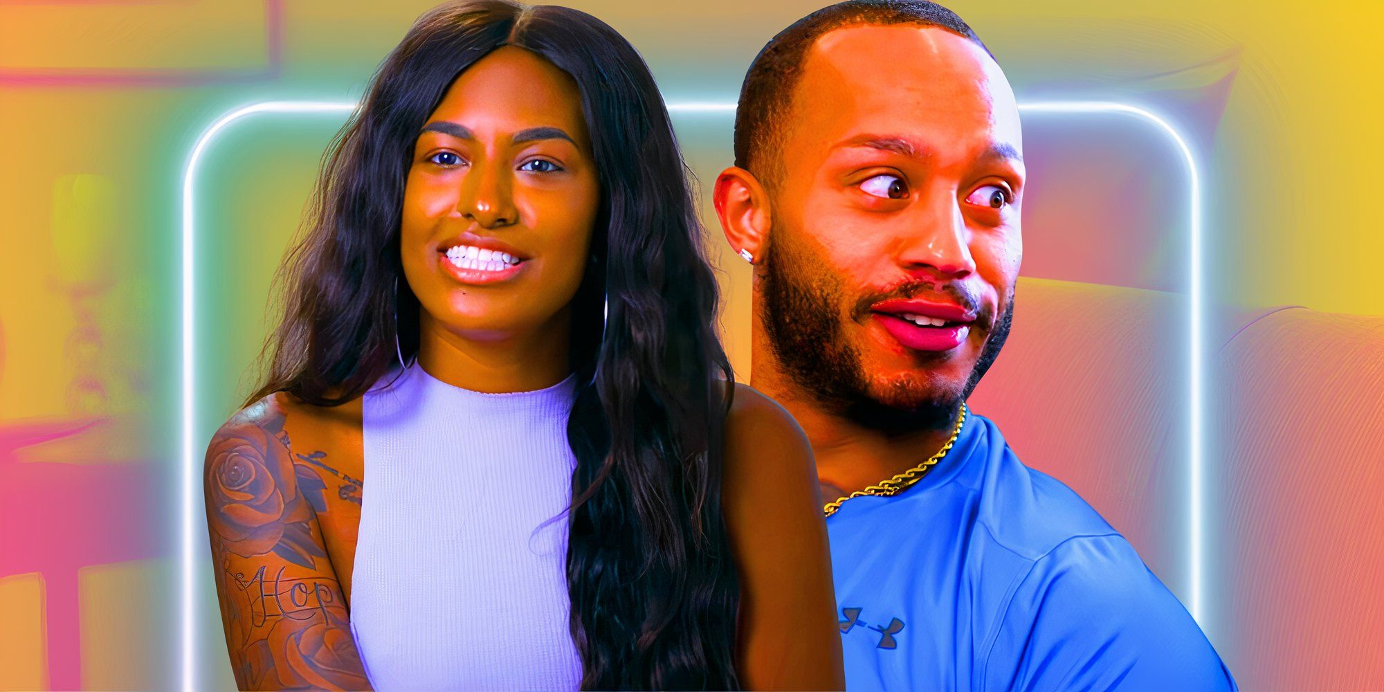 Married At First Sight's montage of Katina and Olajuwon