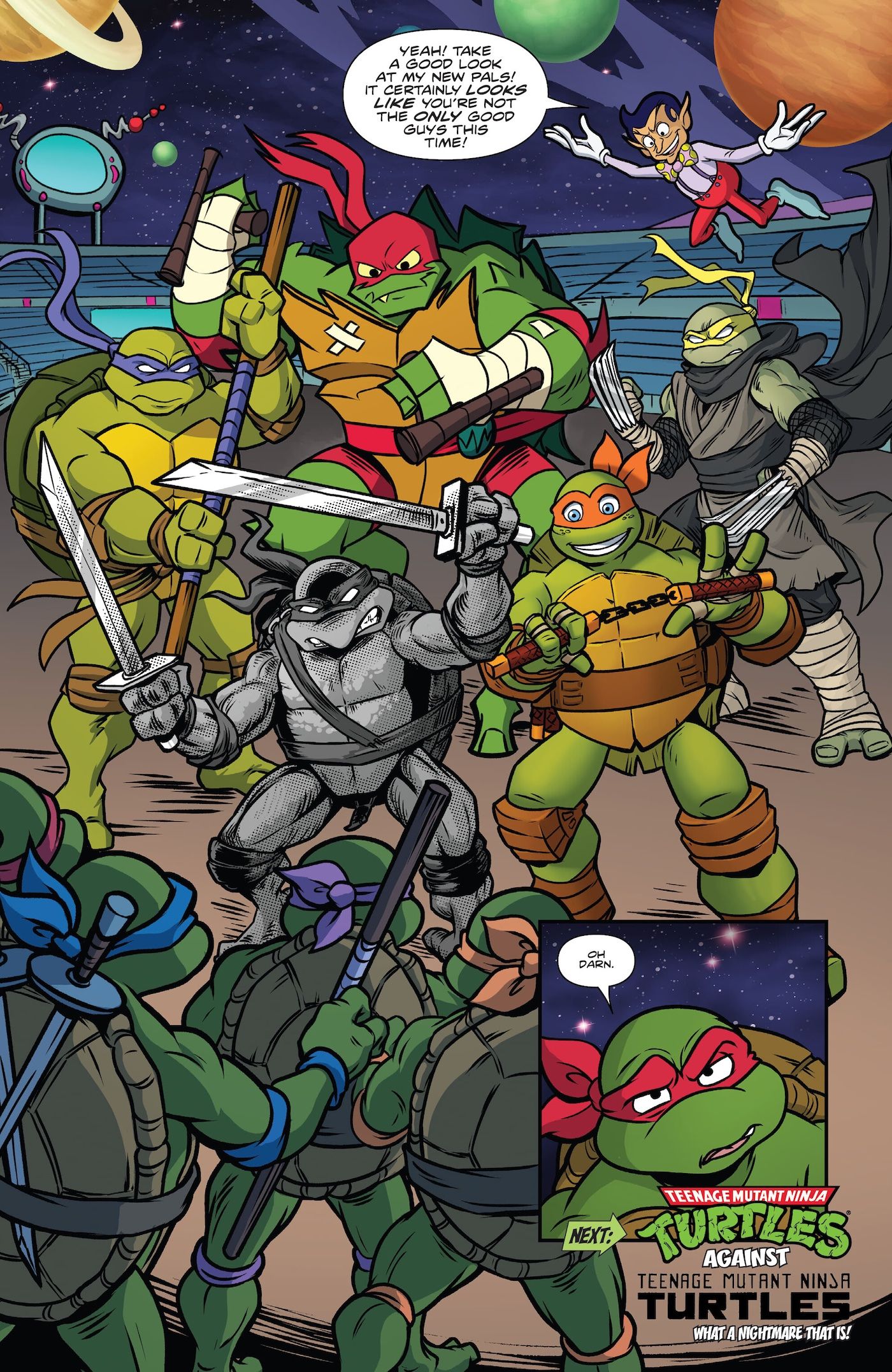 TMNT Multiverse Crossover setup