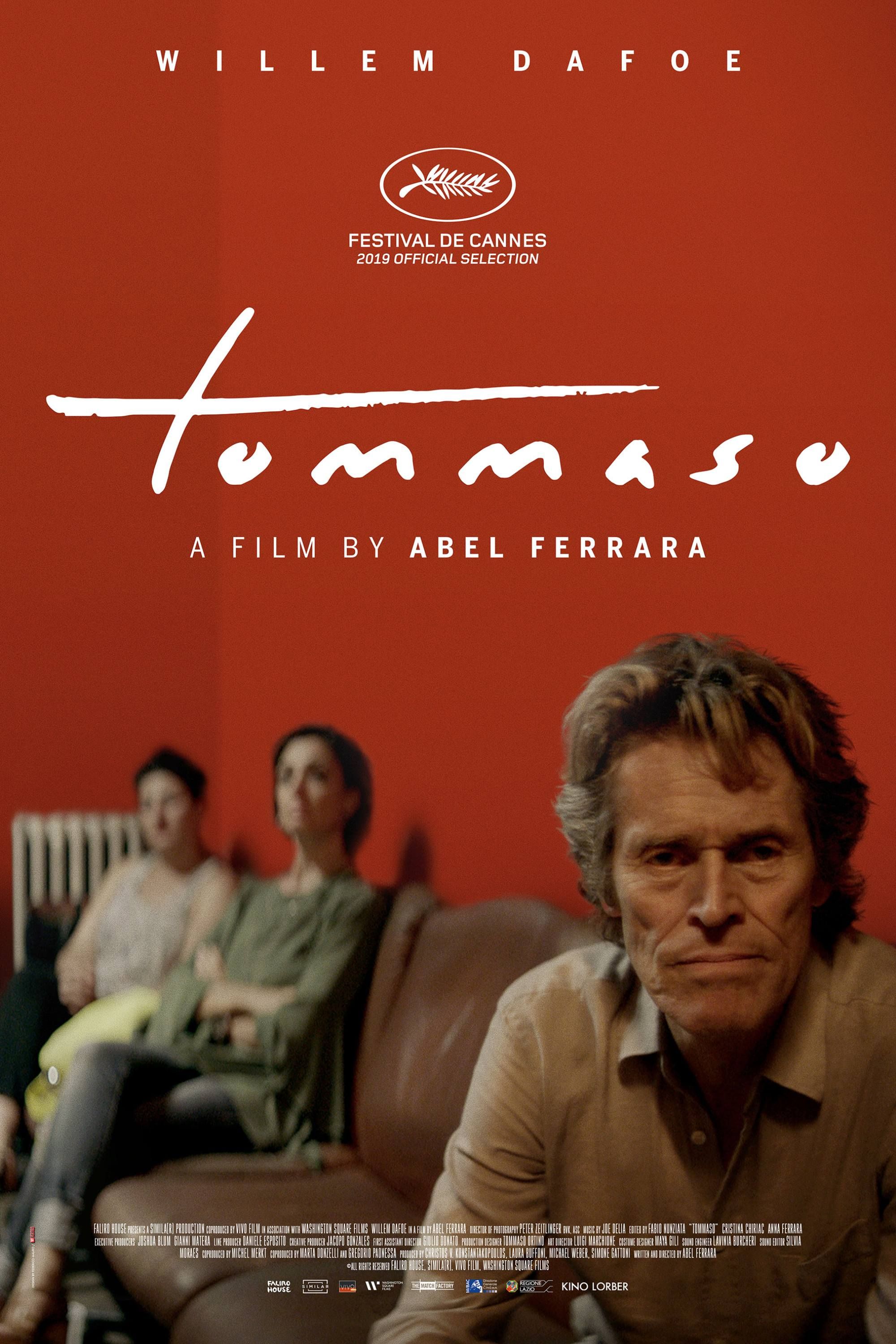 Tommaso (2019) - Poster - Willem Dafoe Looking At Camera