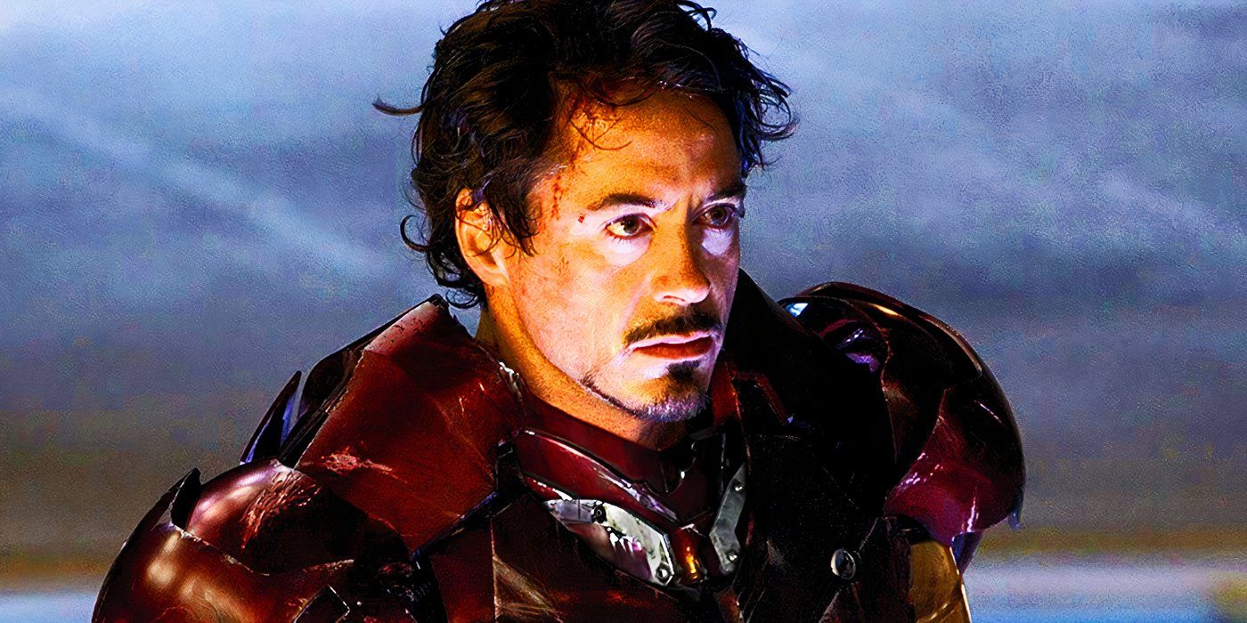 Tony Stark in his Iron Man suit in 2008