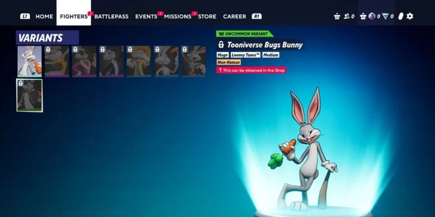 MultiVersus Bugs Bunny Guide: Costumes, Perks, Moves & How To Unlock