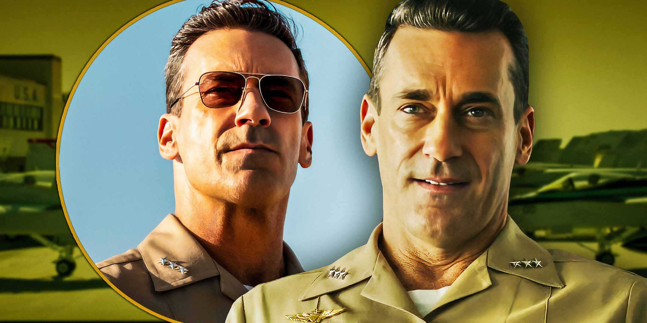 Custom image of Jon Hamm as Cyclone in Top Gun: Maverick