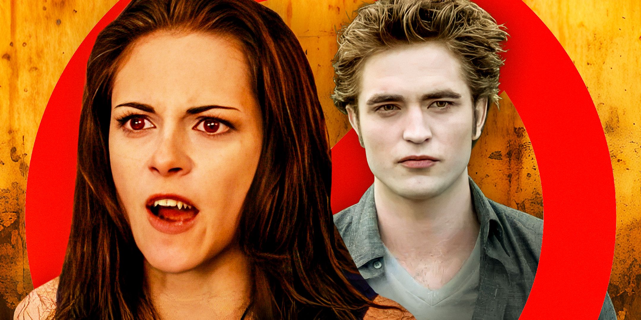 Twilight Bella mostrando seus fãs ao lado de Edward parecendo tranquilos