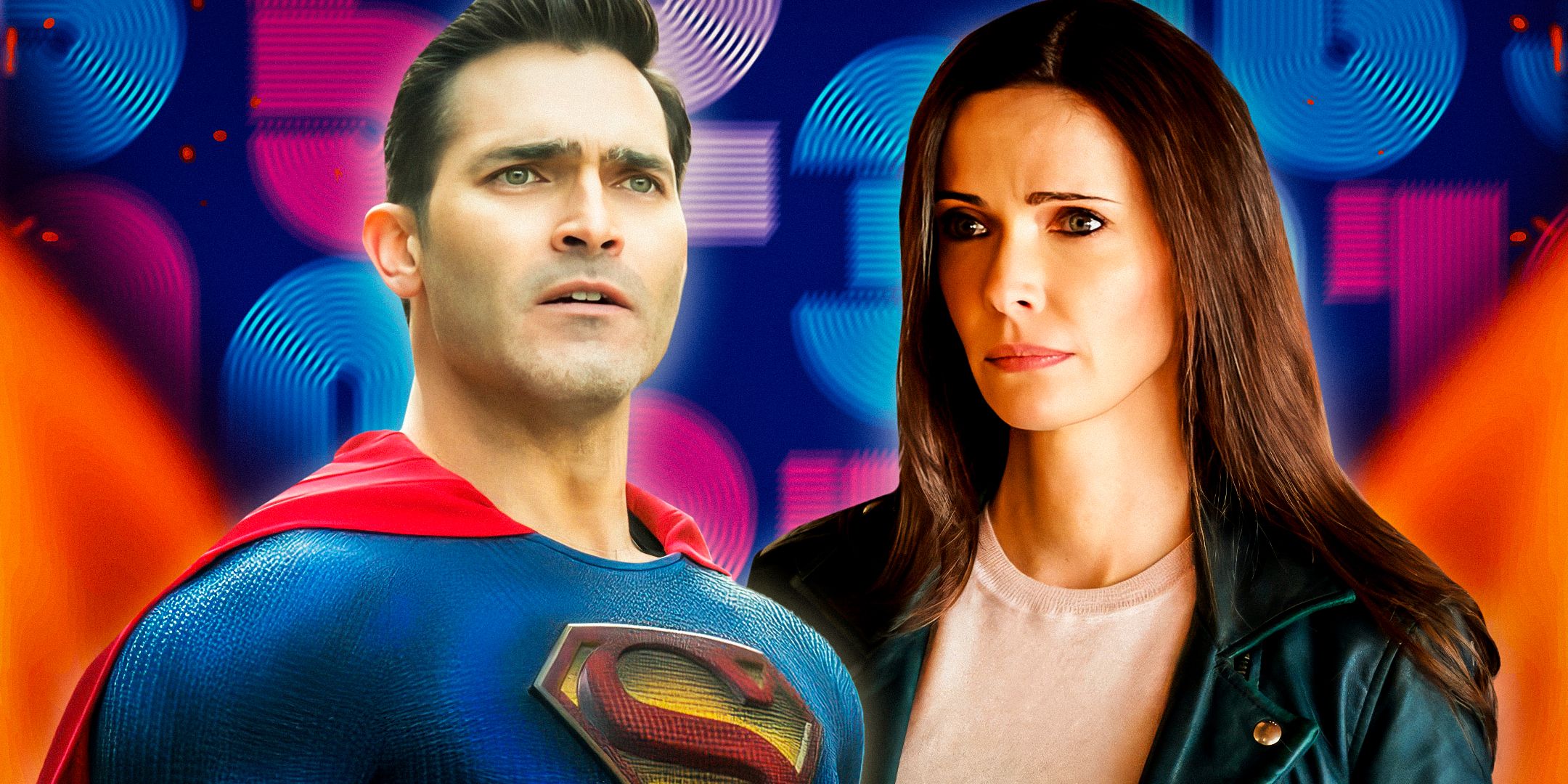 (Tyler-Hoechlin-as-Clark-Kent)-and-(Elizabeth-Tulloch-as-Lois-Lane)-from-Superman-&-Lois