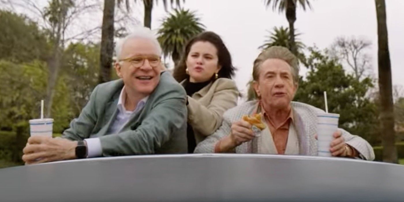 Steve Martin, Martin Short, and Selena Gomez in Only Murders in the Building season 4