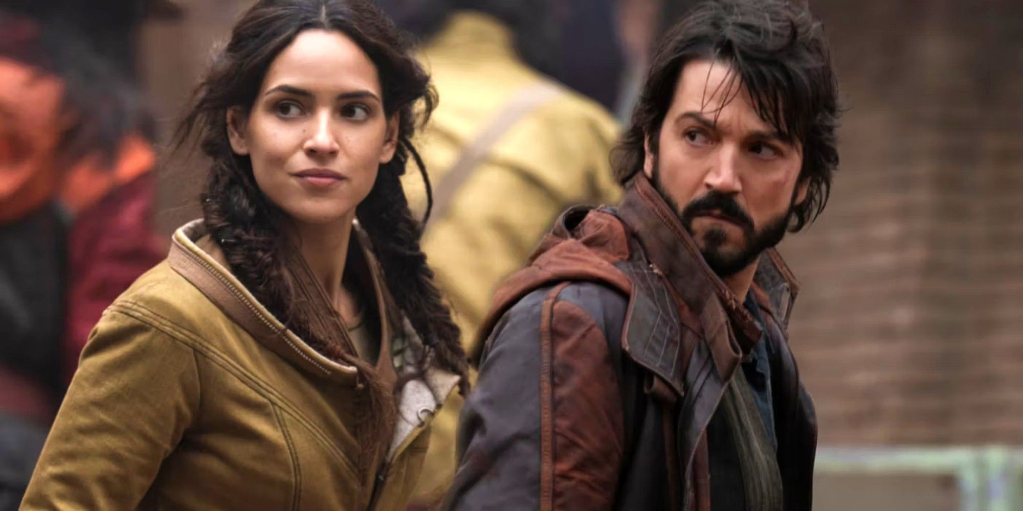 Adria Arjona and Diego Luna in Andor