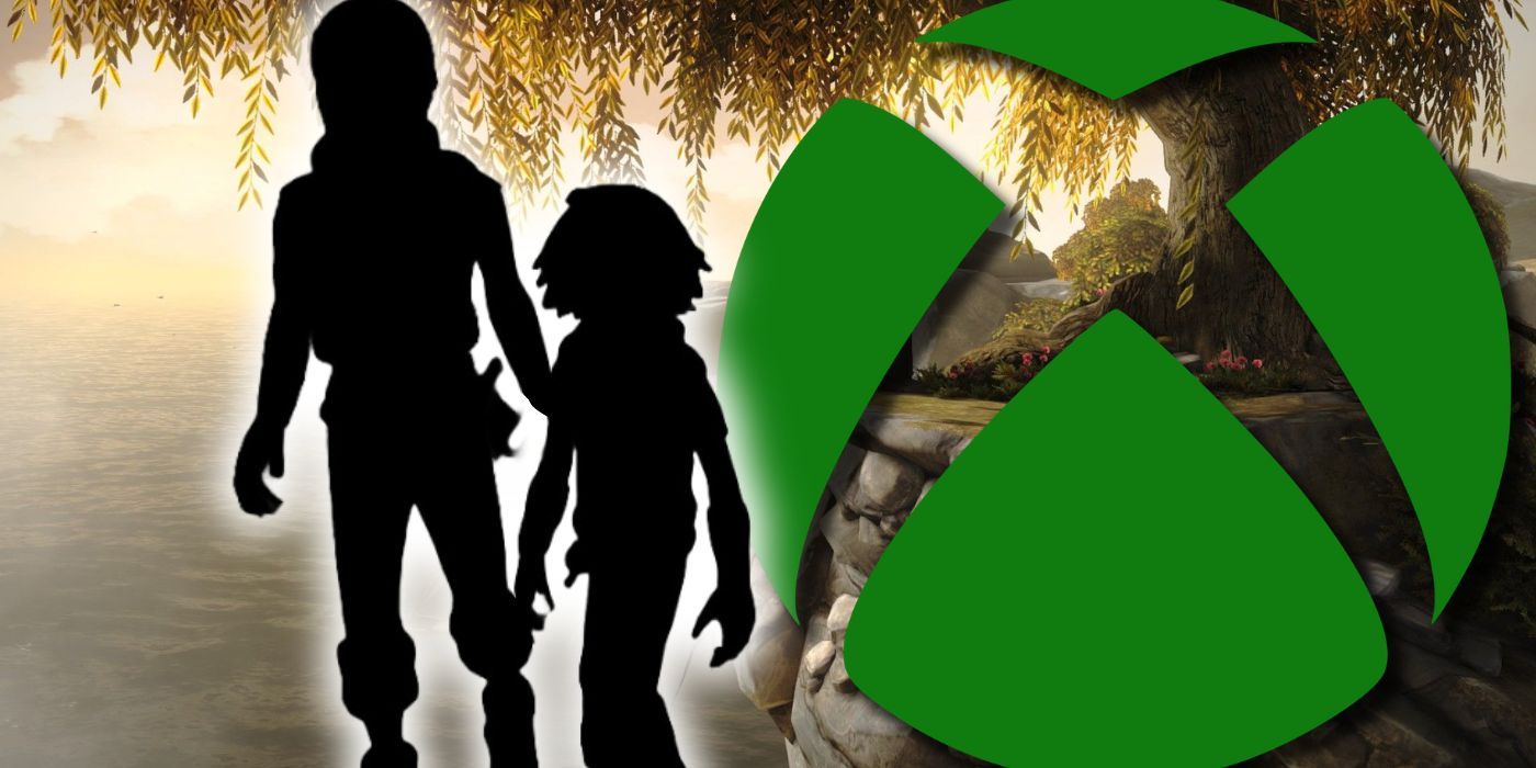 A shadow of Brothers: A Tale of Two Sons alongside the Xbox logo