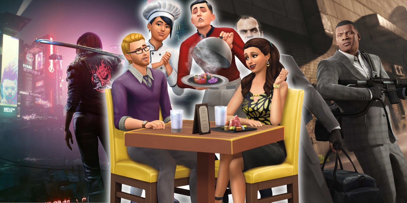 GTA 5, Cyberpunk 2077 & More Are Now Canon In Sims 4