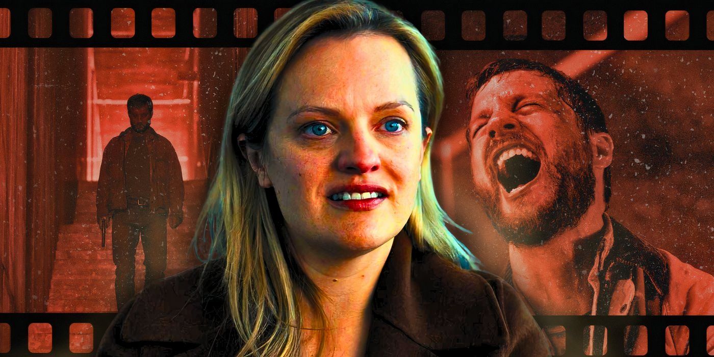 Upgrade Logan Marshall-Green as Grey and Elisabeth Moss as Cecilia in The Invisible Man
